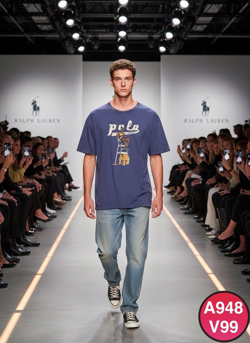 Polo Ralph Lauren Vintage Polo Sport Made In USA Tshirt A948 Size US L / EU 52-54 / 3 - 2 Thumbnail