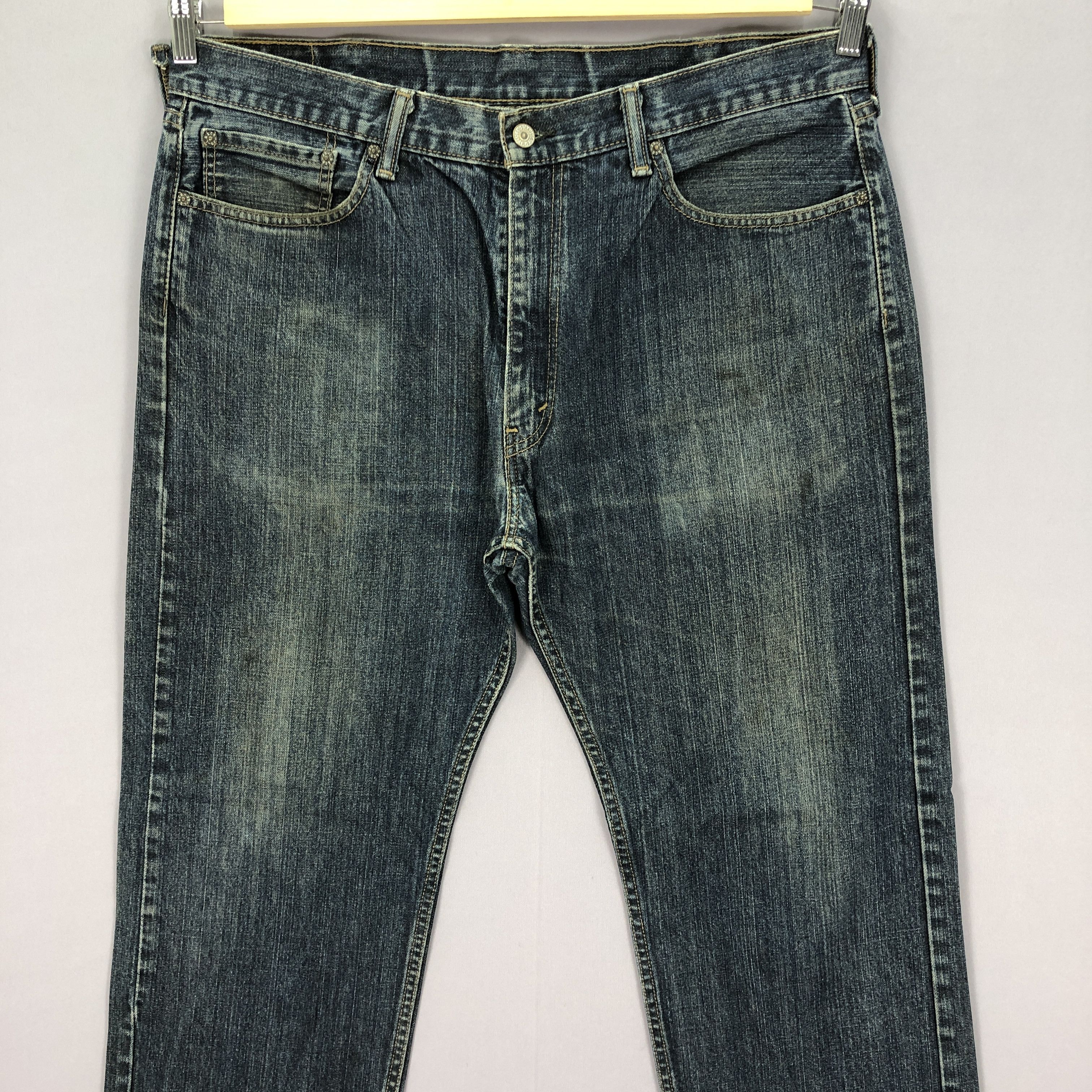 Levi's Vintage Y2K Levis 505 Faded Jeans Levi's Light Wash Denim Size US 36 / EU 52 - 3 Thumbnail