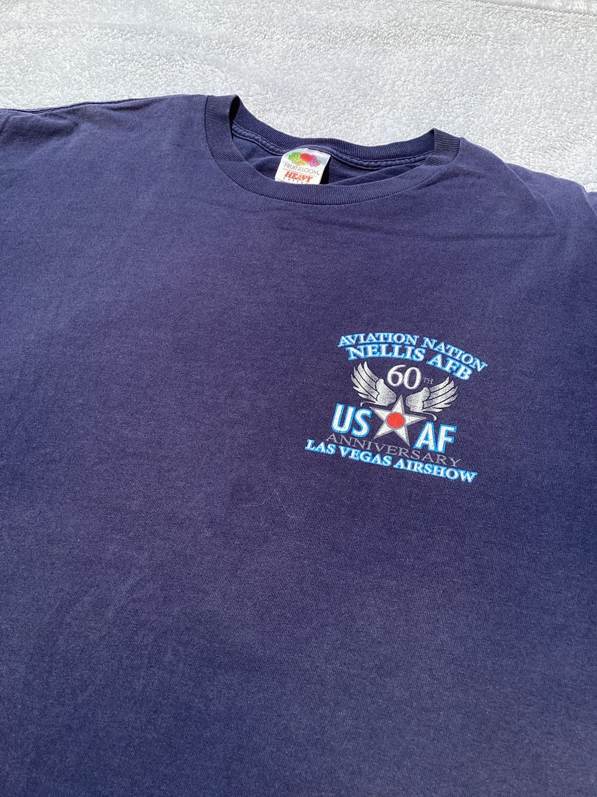 Other 2007 Las Vegas airshow Nellis Air Force Base tshirt Size US XL / EU 56 / 4 - 4 Thumbnail