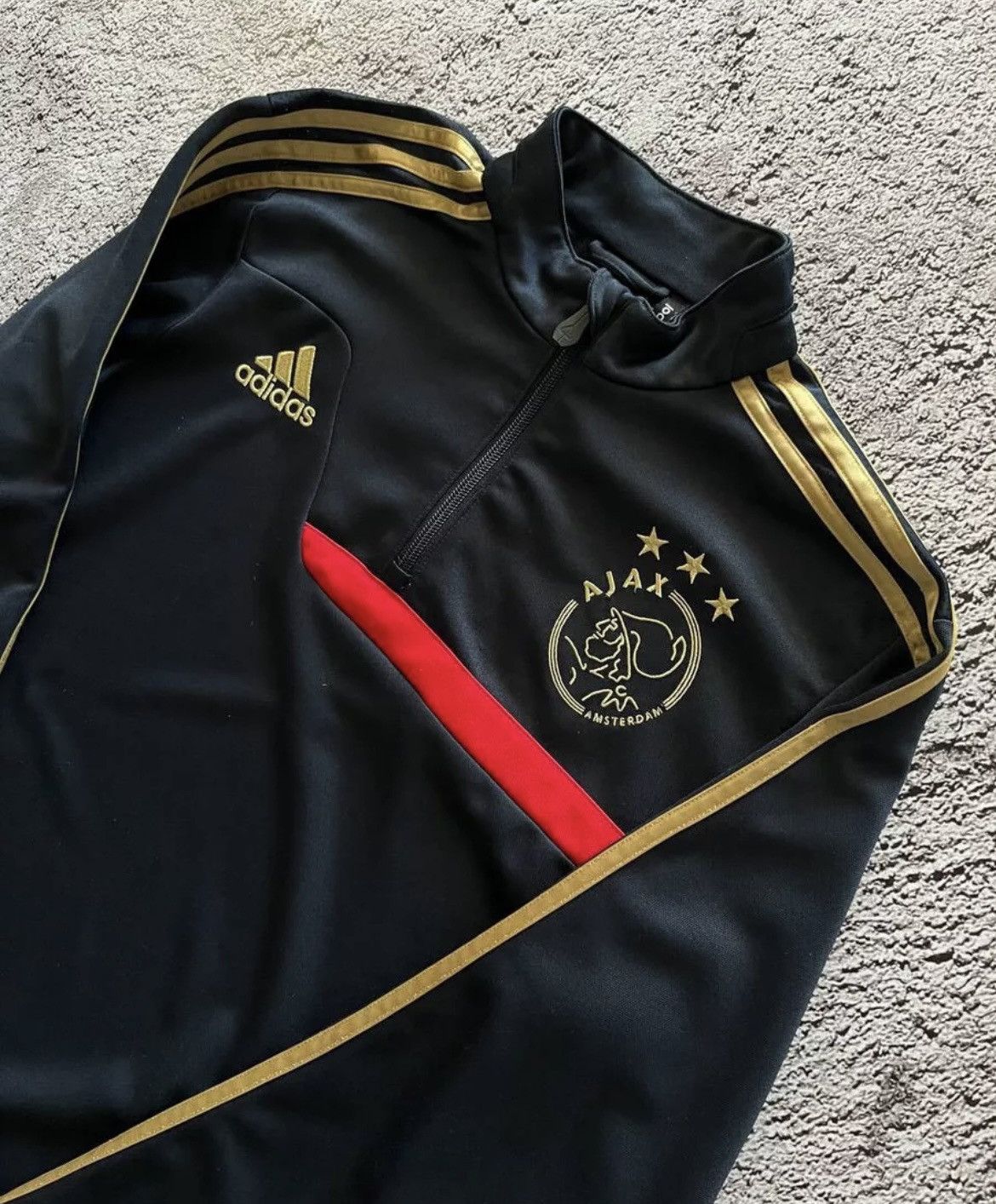 Vintage Adidas Ajax Football Jacket Track Top Sweatshirt 2013 Soccer Size US S / EU 44-46 / 1 - 5 Thumbnail