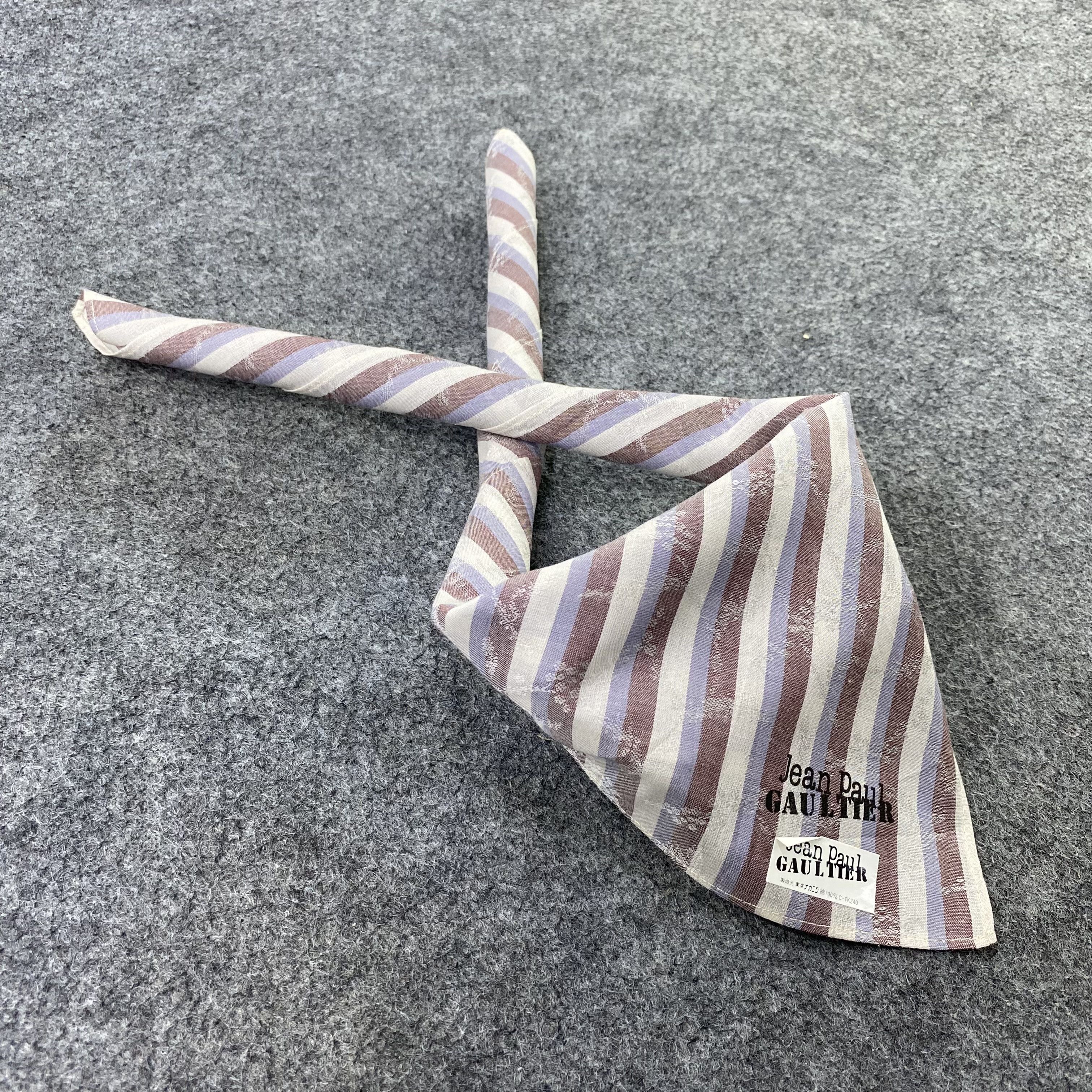 Jean Paul Gaultier Jean Paul Gaultier Handkerchief Neckerchief Bandana-B1666 Size ONE SIZE - 1 Thumbnail