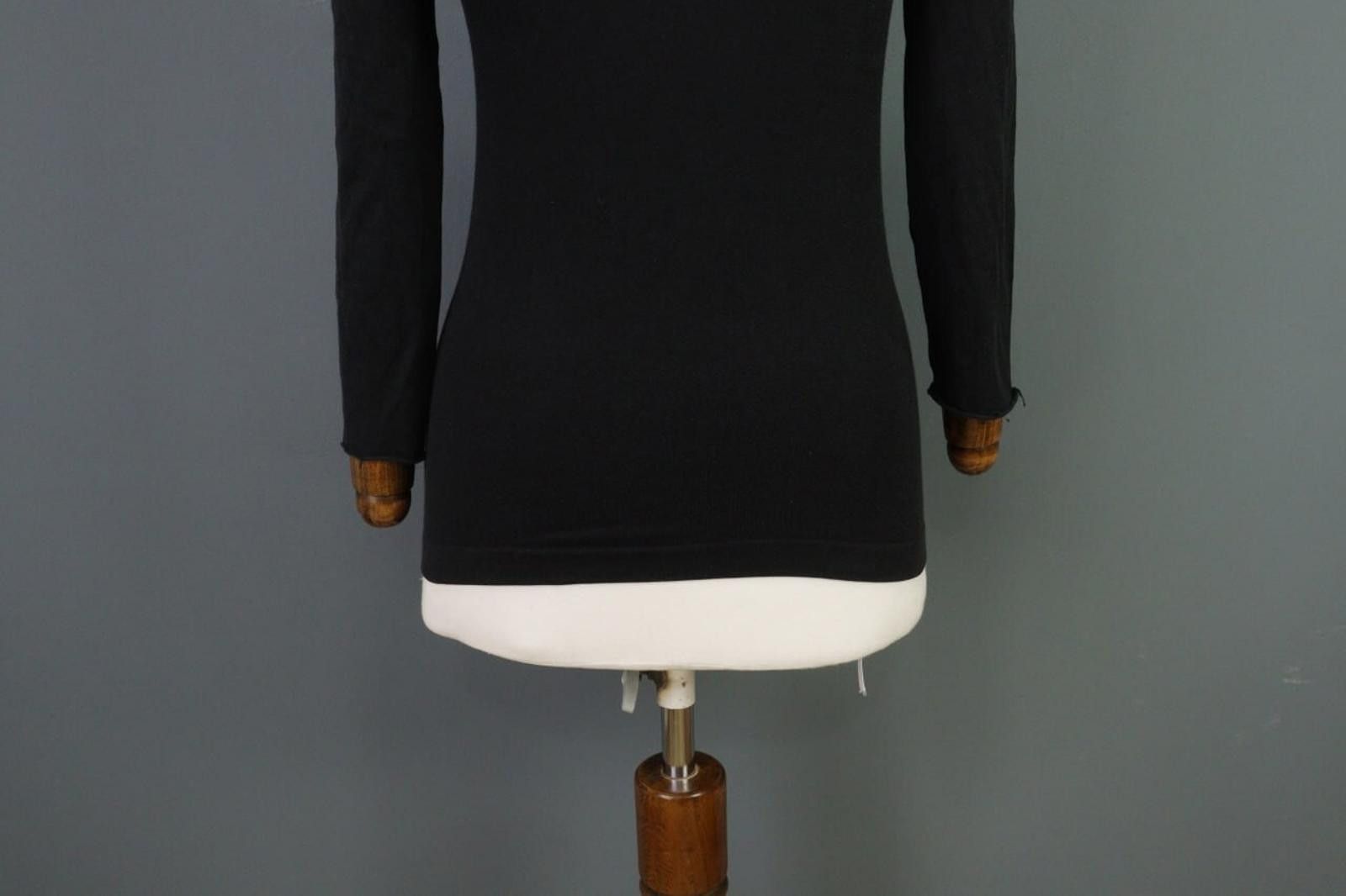 Wolford Wolford Black Knitted V-Neck Casual Pullover Sweater Size M / US 6-8 / IT 42-44 - 10 Thumbnail