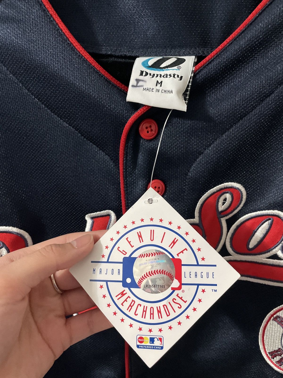 MLB BNWT Genuine MLB Boston Red Sox Jersey Size US M / EU 48-50 / 2 - 3 Thumbnail