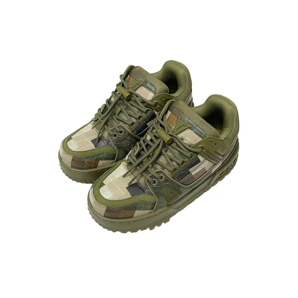 Louis Vuitton Louis Vuitton 8 Maxi Damoflage Damier Sneakers Trainer Size US 8 / EU 41 - 3 Thumbnail
