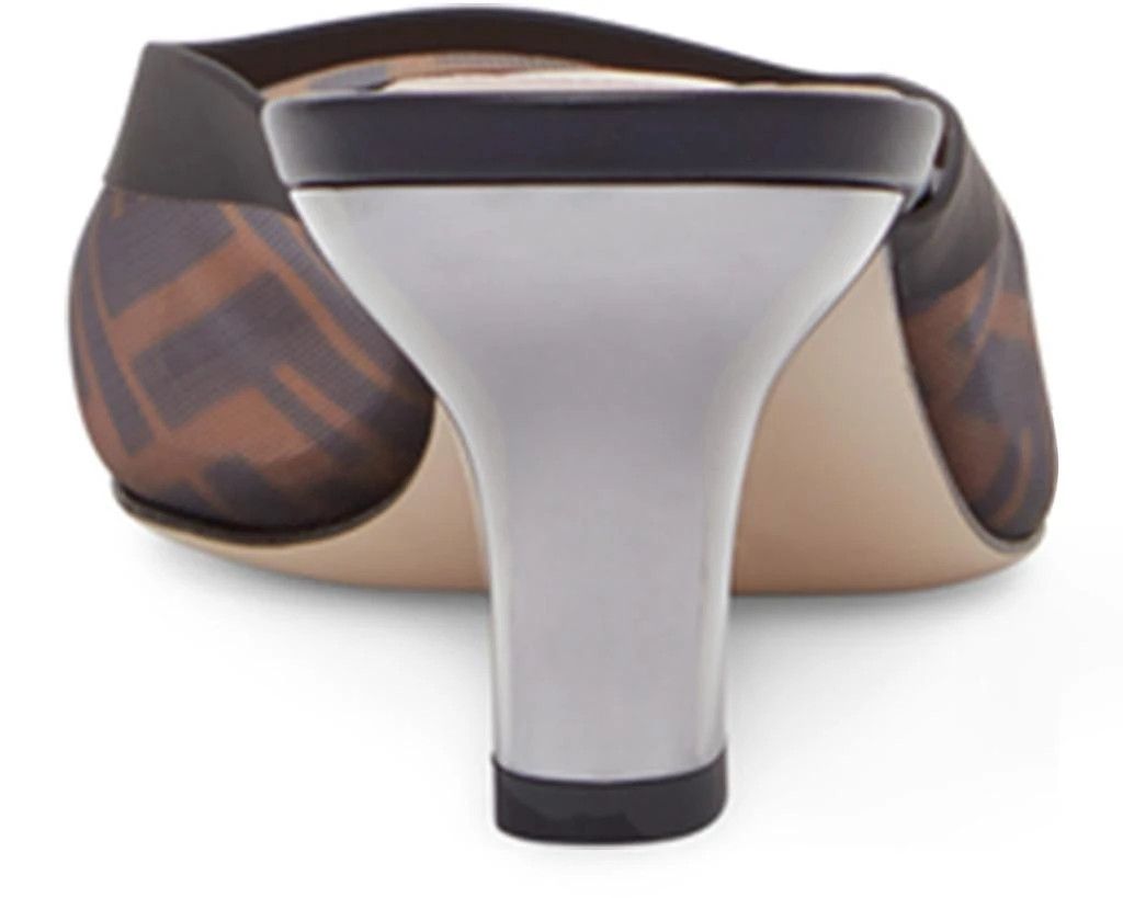 Fendi o1B3y1r0326 Colibrì Mules in Brown/Black Size US 11 / IT 41 - 3 Thumbnail