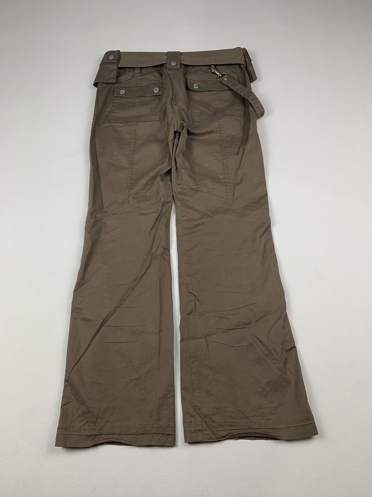 If Six Was Nine Dkny Belt BotCut Pants Size 28" / US 6 / IT 42 - 4 Thumbnail