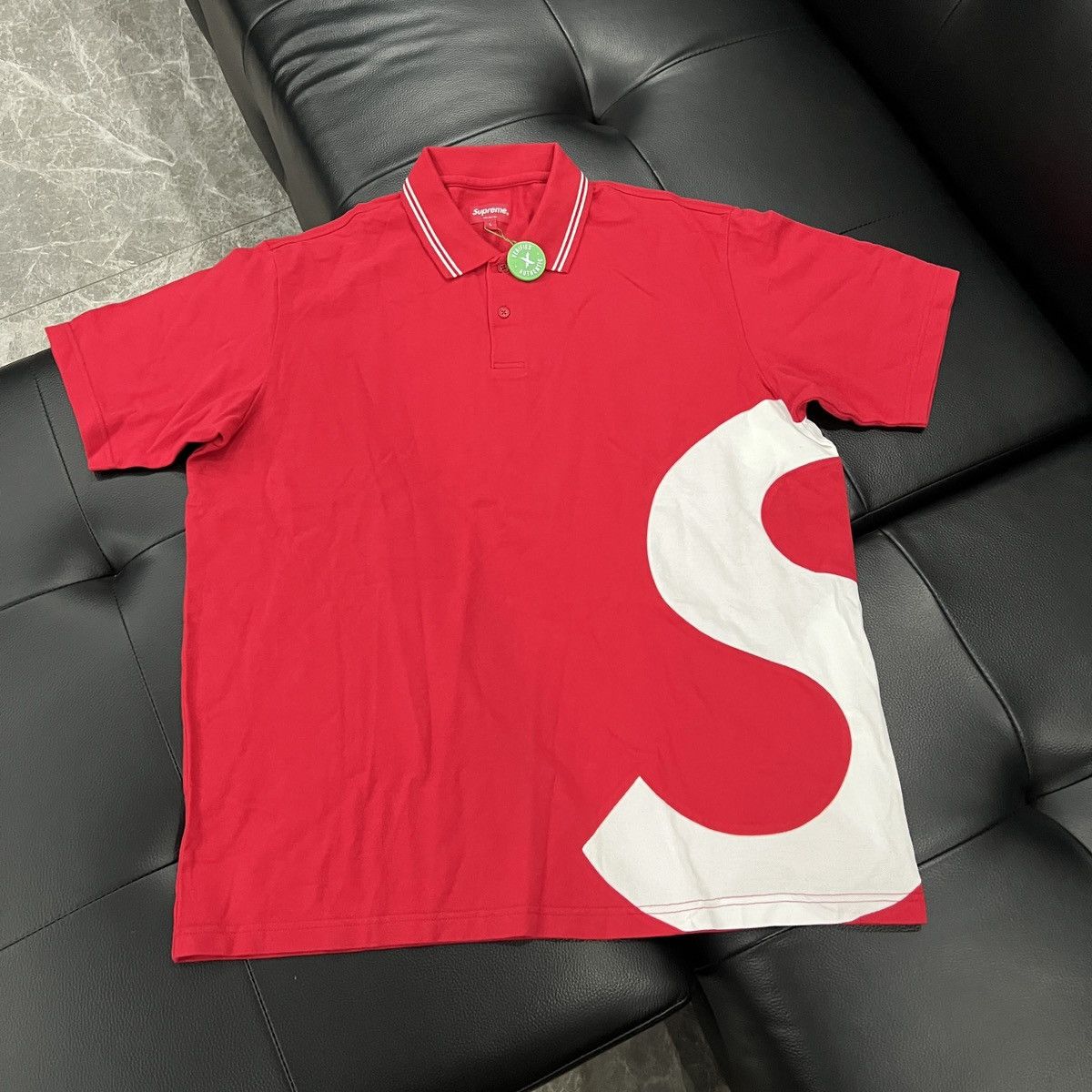 Supreme Supreme SS19 “S Logo” Short Sleeve Polo Shirt Size US L / EU 52-54 / 3 - 2 Thumbnail
