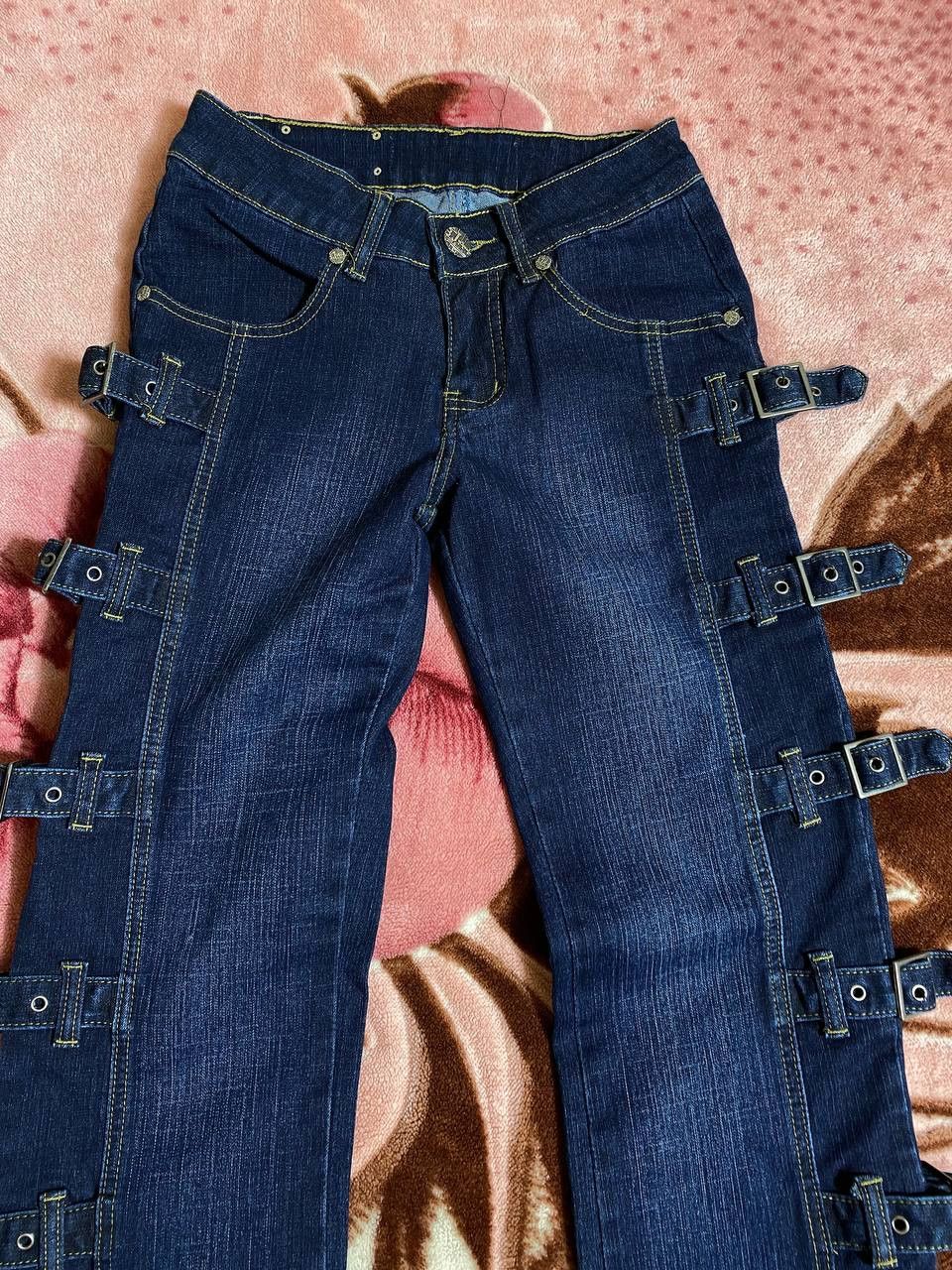 Japanese Brand Y2k rick owen style custom denim distressed baggy jeans Size US 28 / EU 44 - 17 Thumbnail