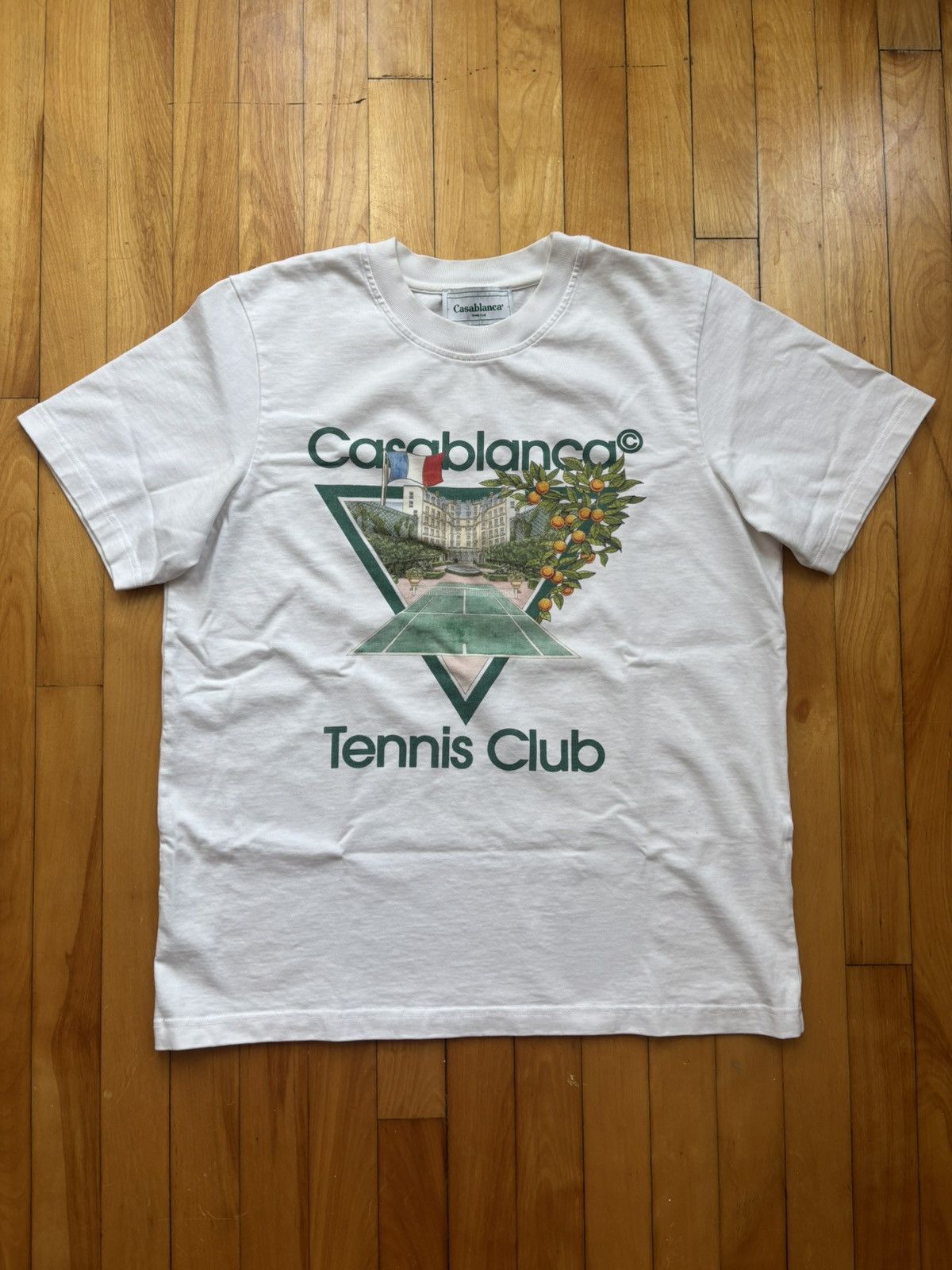 [CASABLANCA]グラフィック ラルシュ テニスクラブ Tシャツ Casablanca Tennis Club Shirt | Grailed