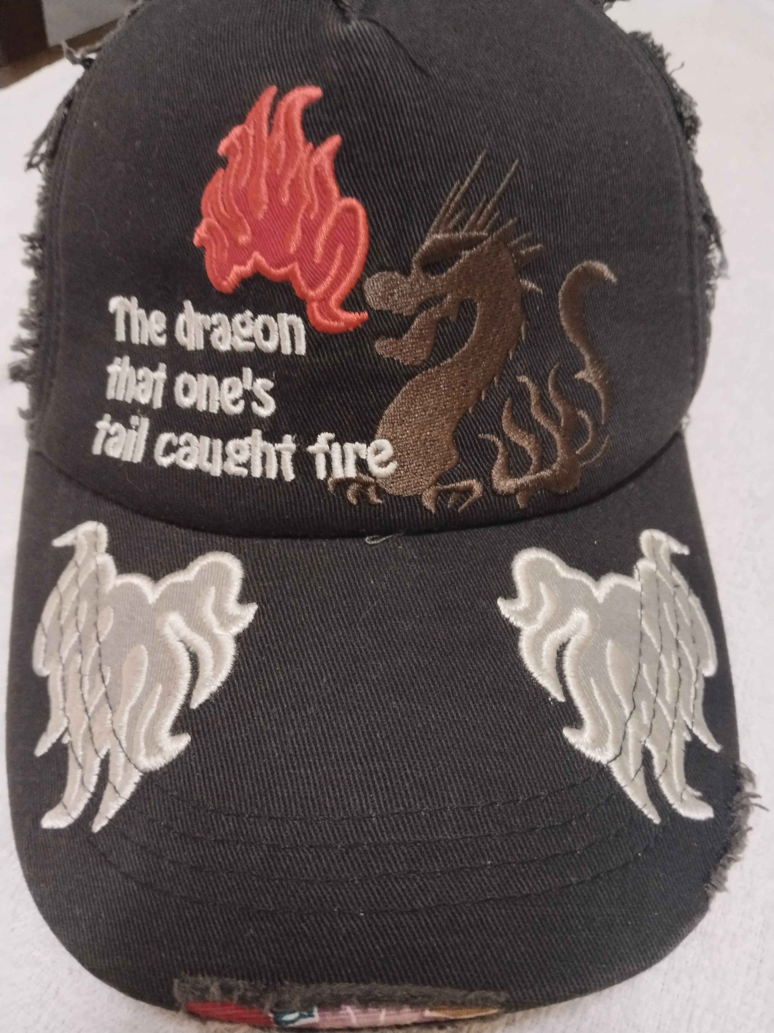 Designer DRAGON DISTRESSED DESIGNER RYUKYU NO SATO HAT Size ONE SIZE - 2 Thumbnail