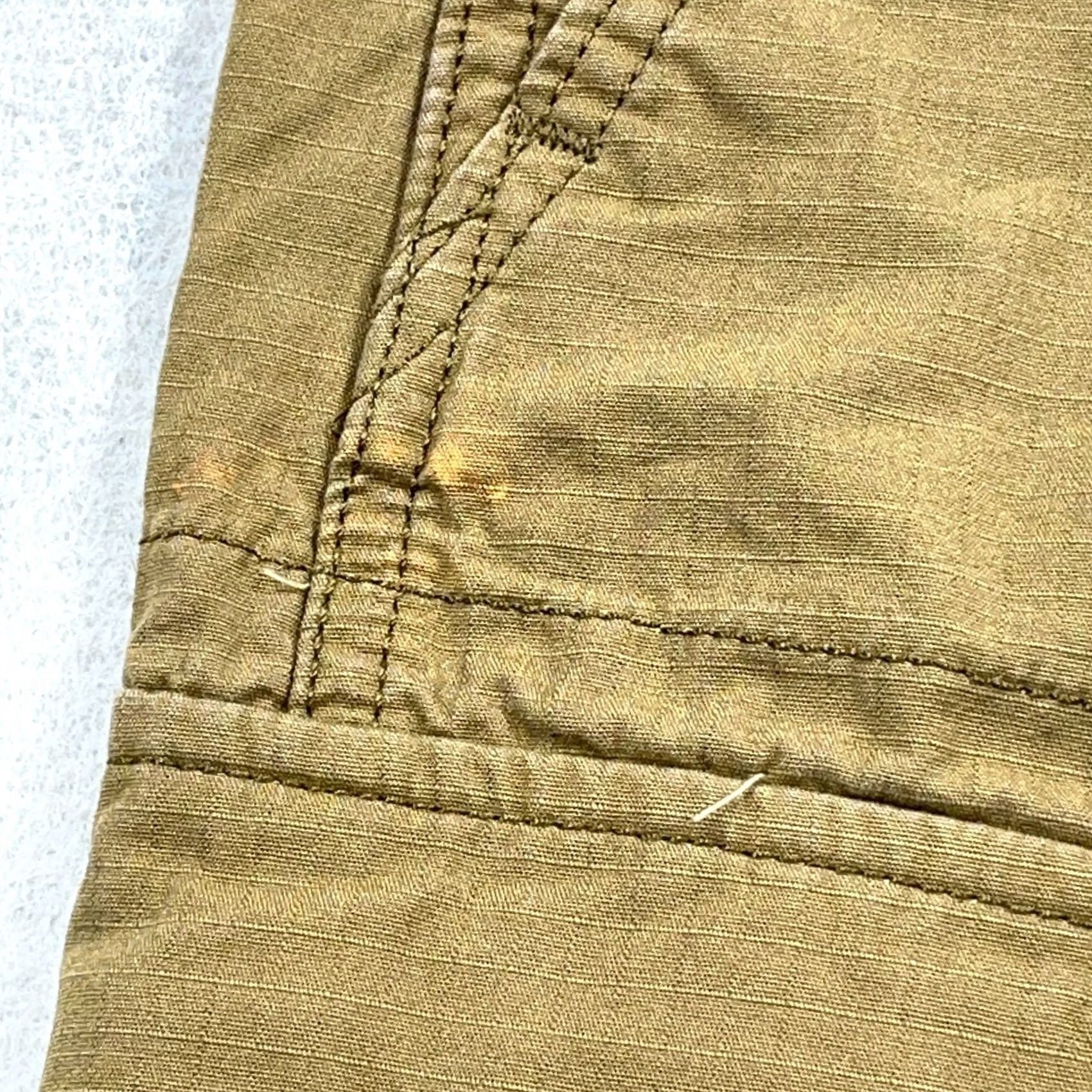 Levi's Levi's Cargo Shorts Men 32 Tan Brown Rip Stop Canvas Hiking Dad Adult Utility Casual Workwear Size US 32 / EU 48 - 4 Thumbnail