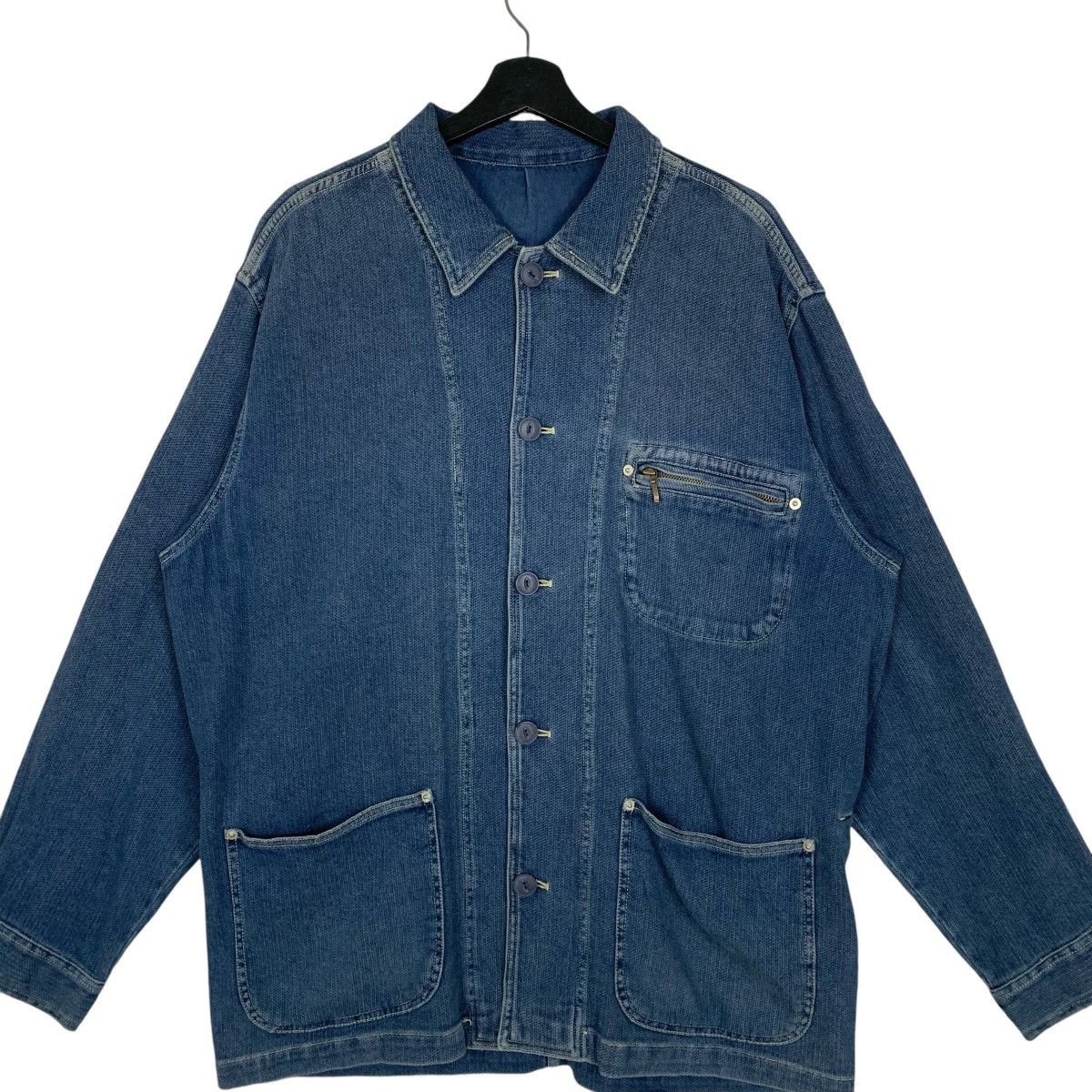 Japanese Brand Vintage Kearney House Brand WorkWear Button Denim Jacket Size US L / EU 52-54 / 3 - 2 Thumbnail