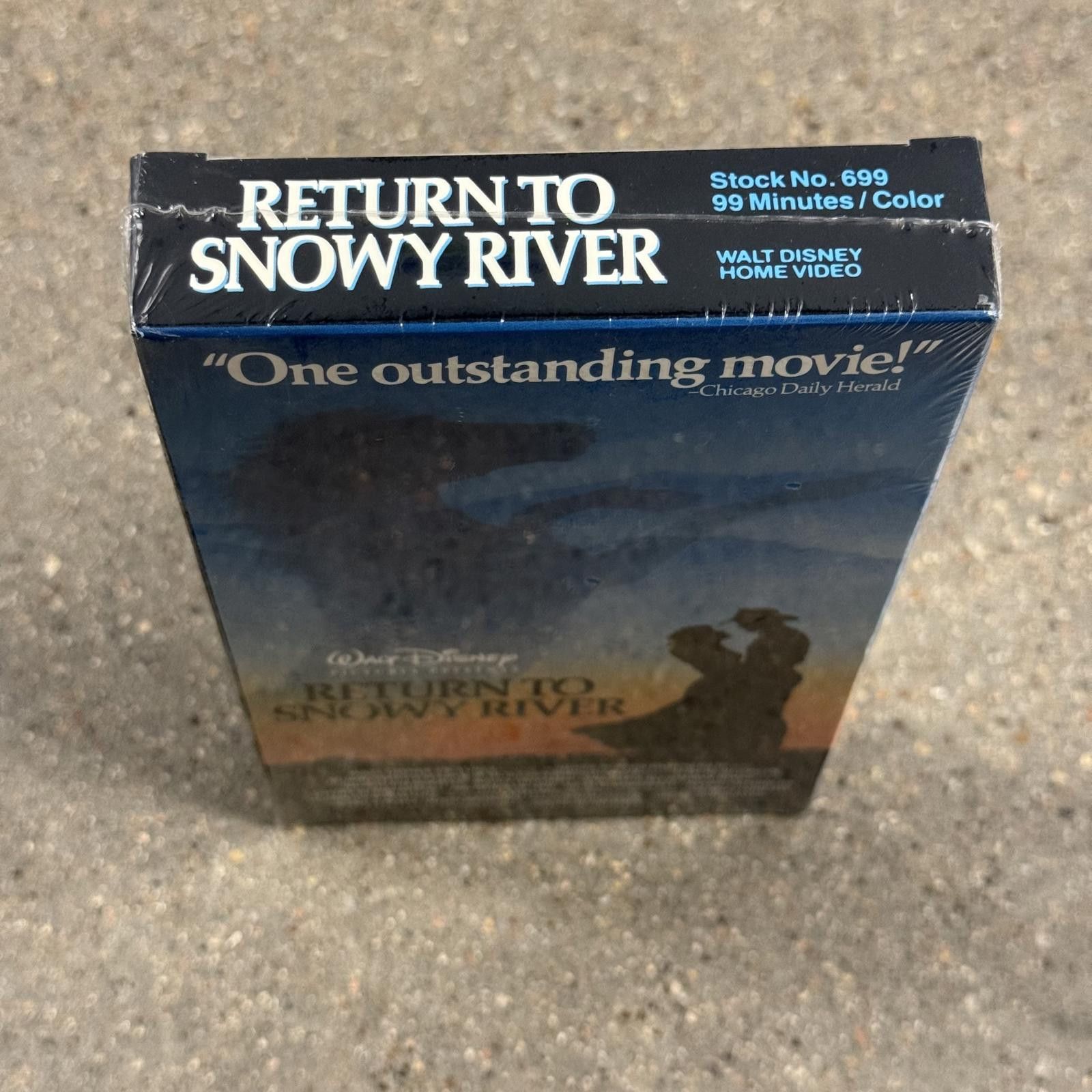 Designer ULTRA RARE Walt Disney RETURN TO SNOWY RIVER VHS Size ONE SIZE - 6 Thumbnail