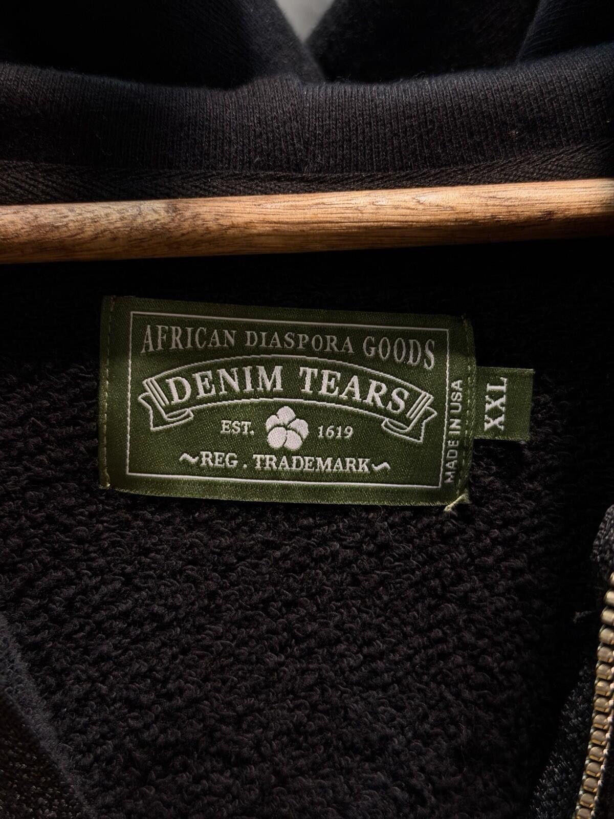 DENIM TEARS Size (XXL) Denim Tears Zip Up Hoodie Black Rare Size US XXL / EU 58 / 5 - 10 Thumbnail