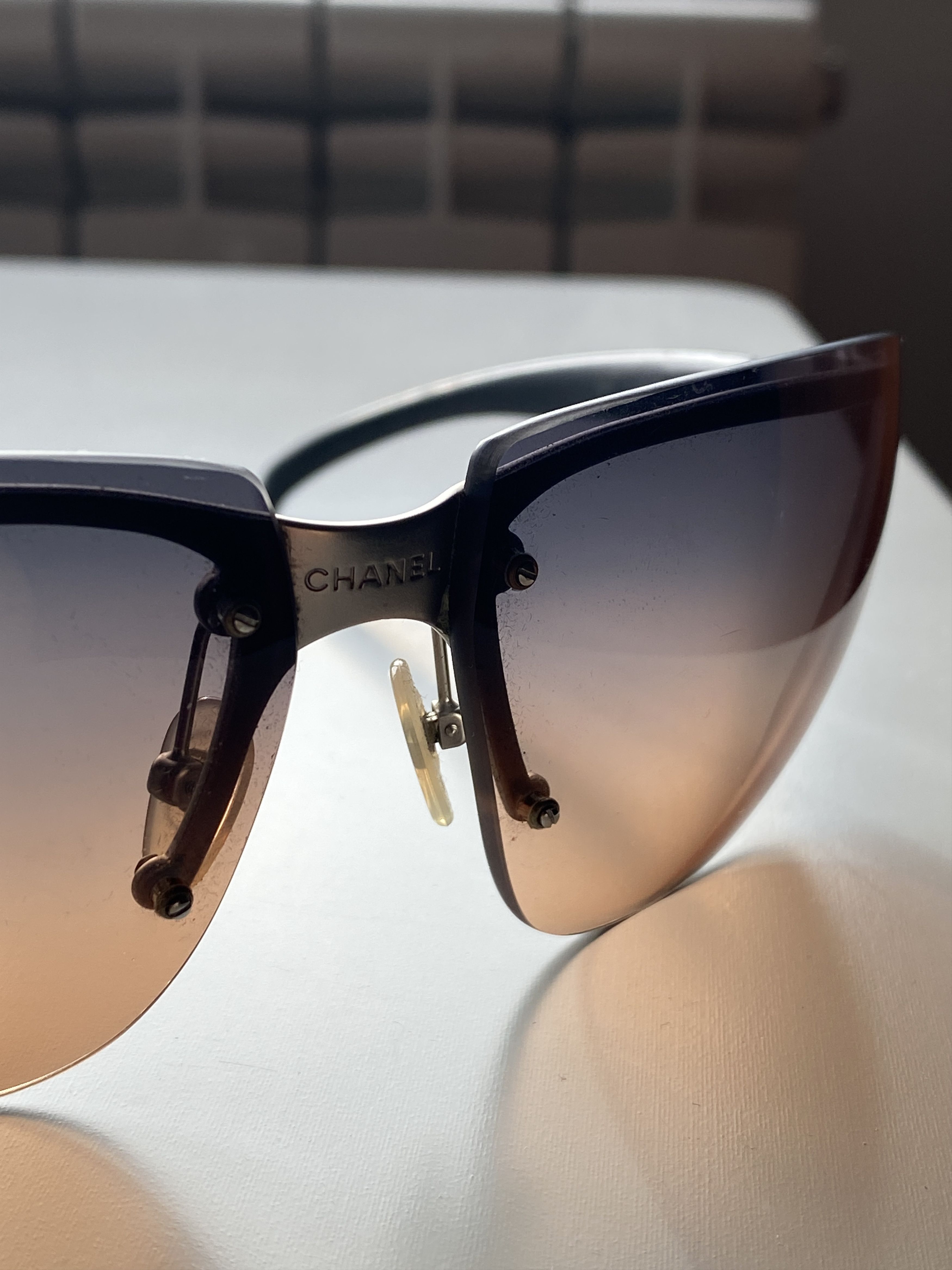 Chanel Vintage Chanel Orange Sunglasses Size ONE SIZE - 4 Thumbnail