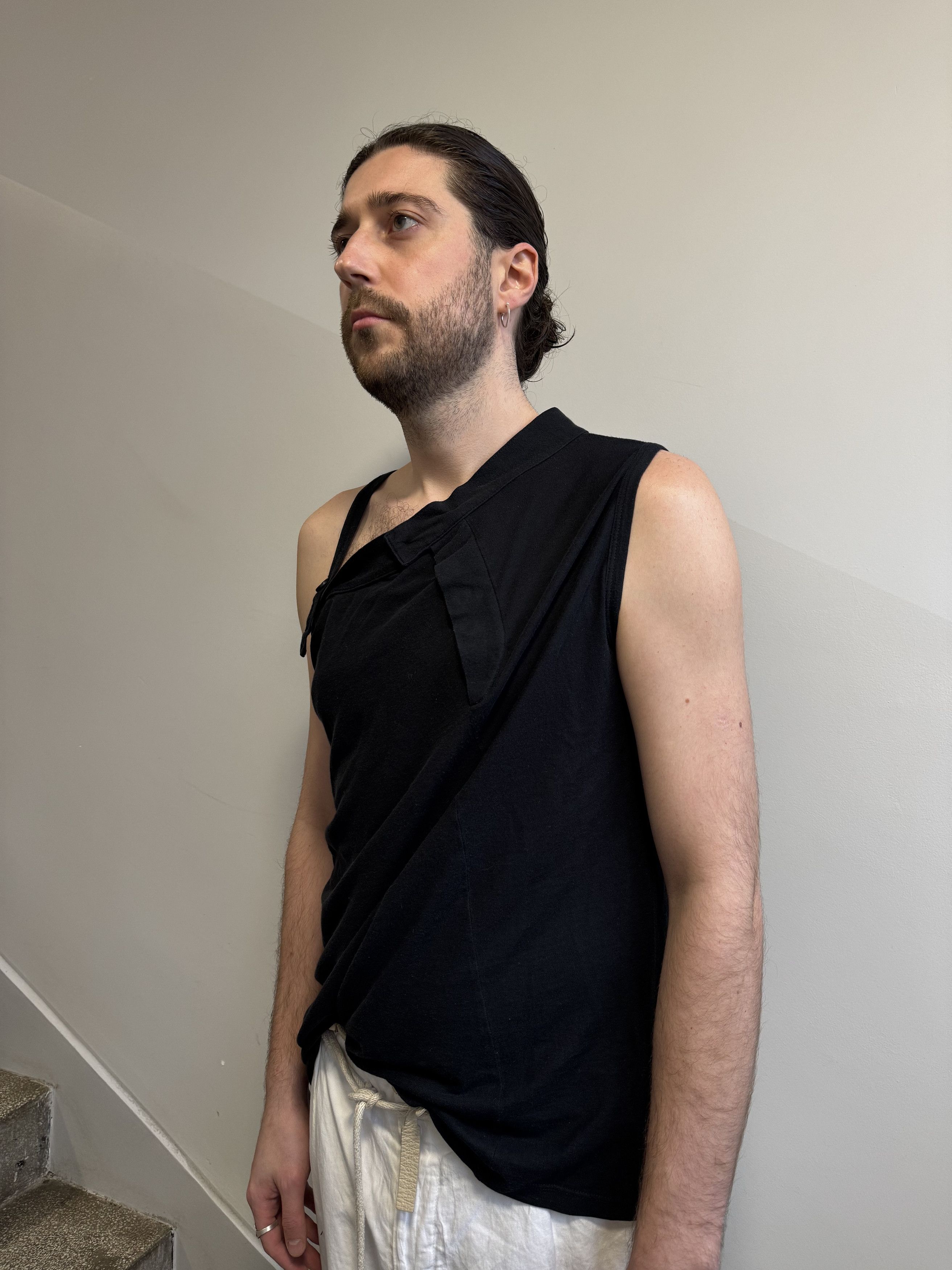 Ann Demeulemeester Ann Demeulemeester Deconstructed Asymmetrical Tank Top Size M / US 6-8 / IT 42-44 - 16 Thumbnail