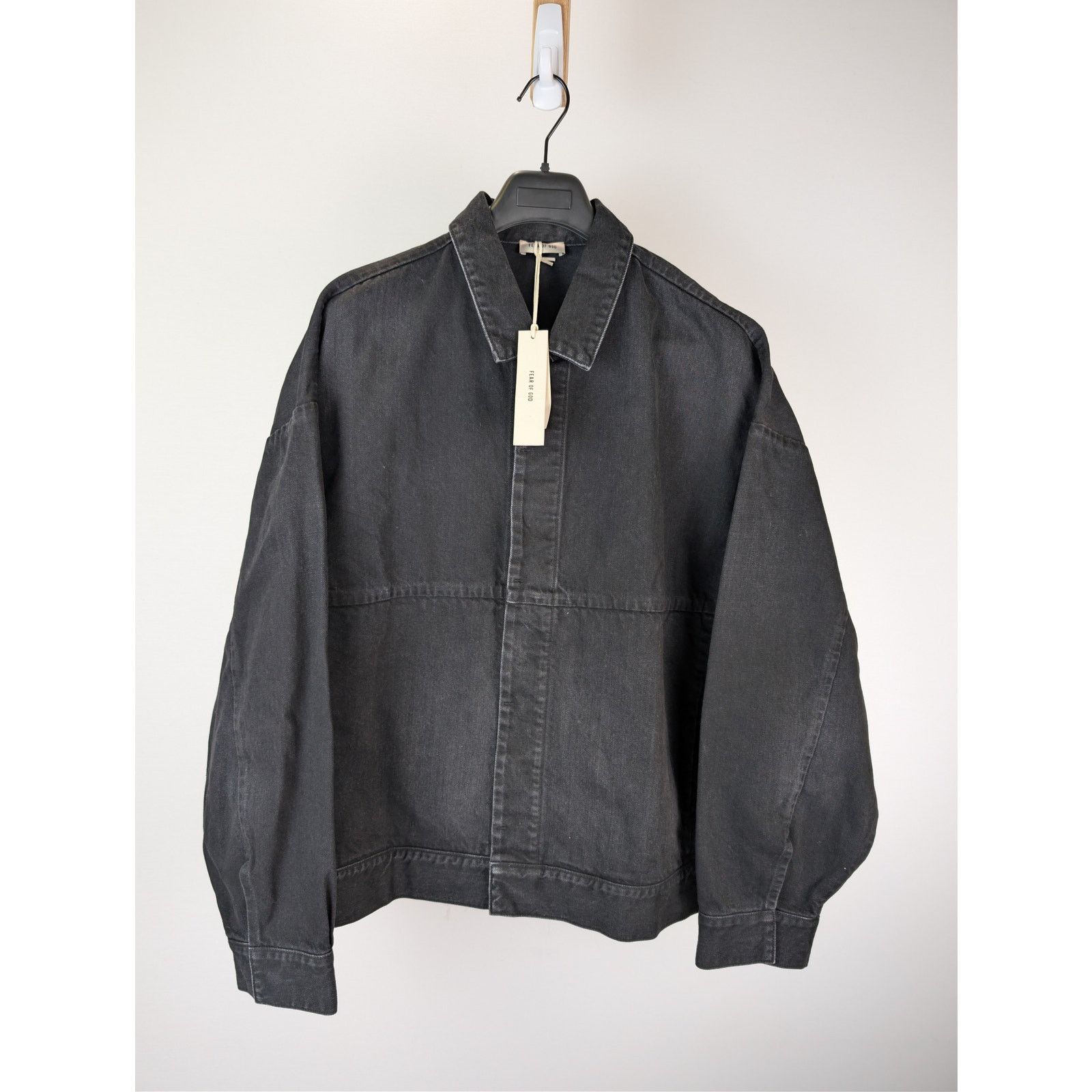 Fear of God o1rshd1 Canvas Utility Trucker Denim Jacket in Black Size US XL / EU 56 / 4 - 9 Thumbnail