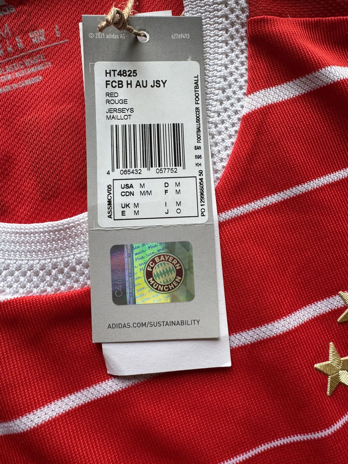 Adidas Bayern Munich 22/23 Müller #25 - Authentic Version - Size M Size US M / EU 48-50 / 2 - 7 Thumbnail