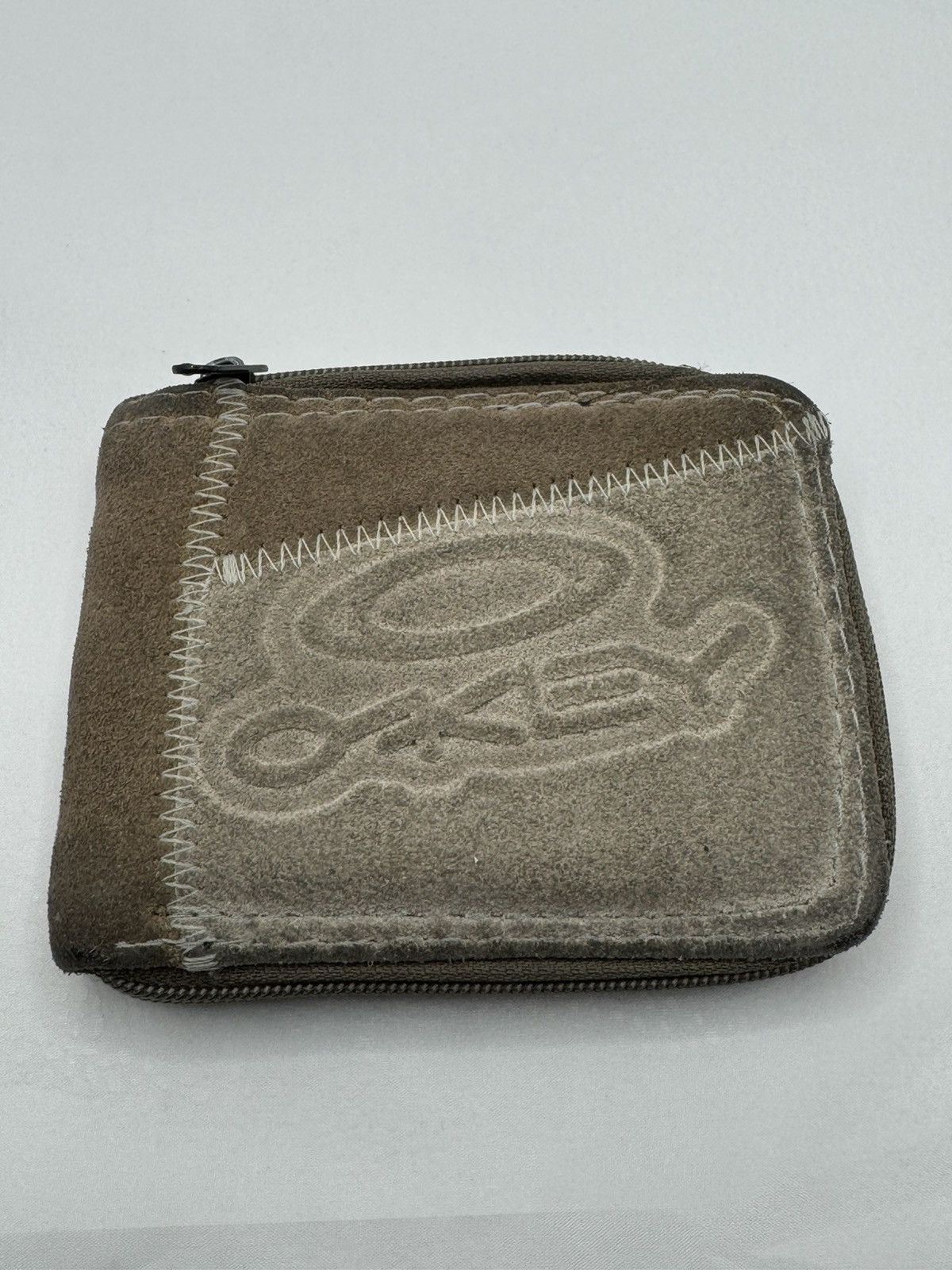 Oakley Vintage 90s Oakley Big O Embroidered Logo Nubuck Wallet Size ONE SIZE - 2 Thumbnail