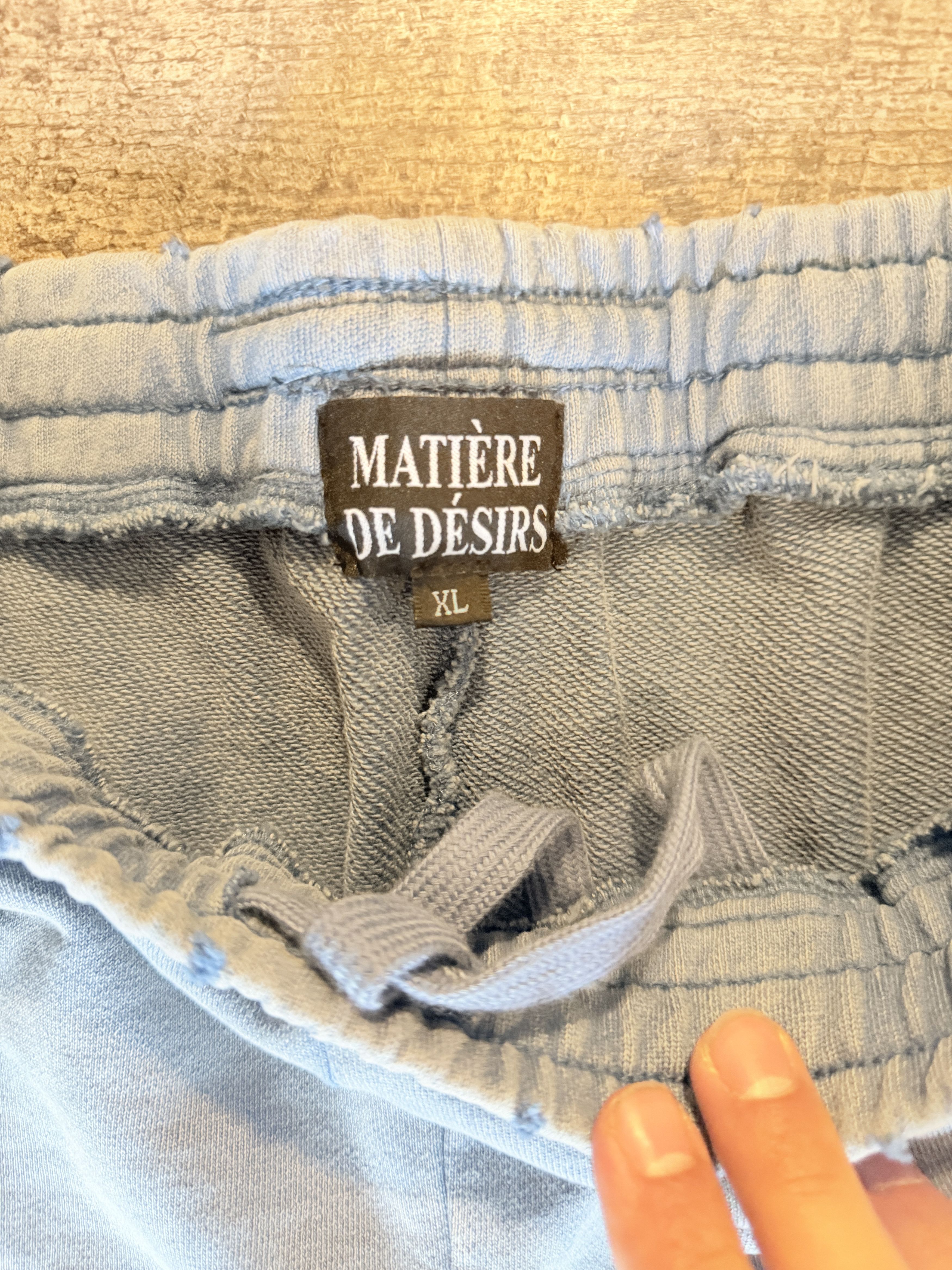Other Matière De Désirs Encore Sweatpants Washed Blue Size US 38 / EU 54 - 2 Thumbnail