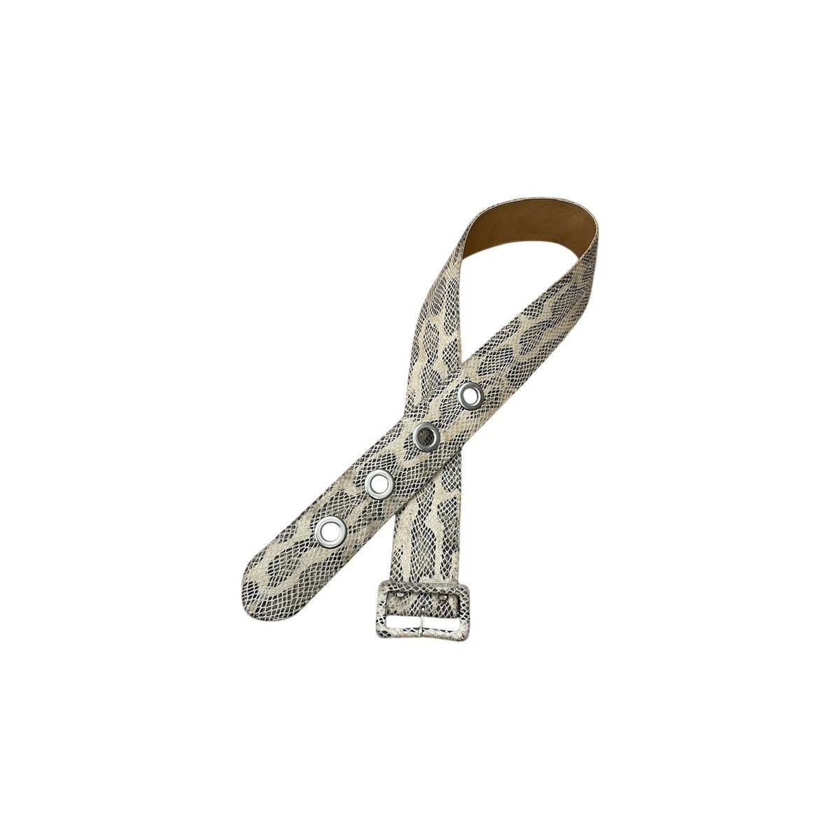 If Six Was Nine × Japanese Brand × Le Grande Bleu (L.G.B.) Snake pattern belt Size ONE SIZE - 1 Thumbnail