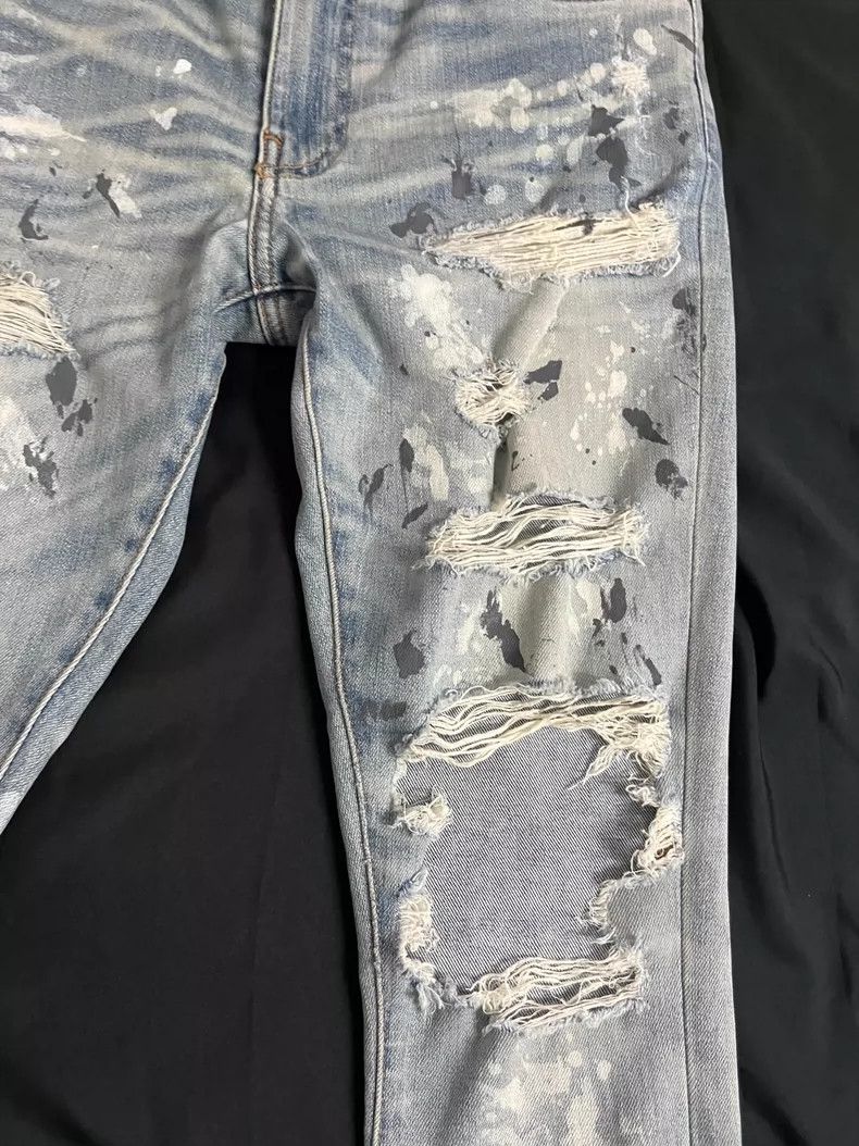 Amiri Amiri Super Destroy Painter Jean Size US 30 / EU 46 - 3 Thumbnail