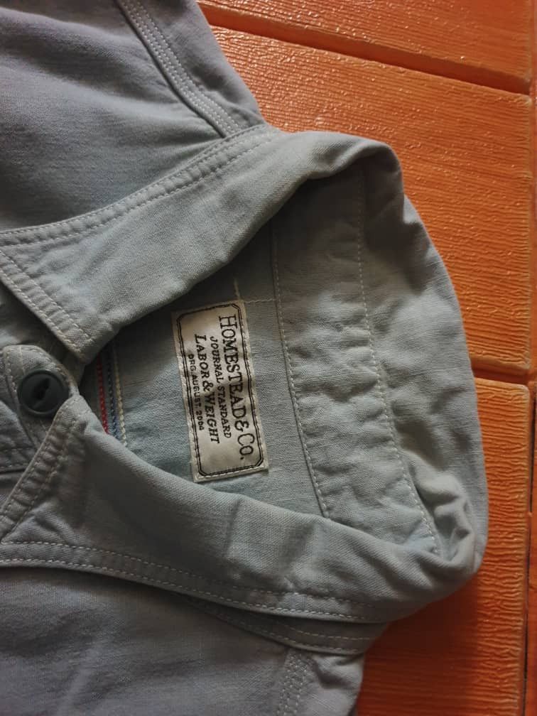 Journal Standard Journal Standard Salvedge Japanese Brand Chambray Shirt Size US M / EU 48-50 / 2 - 3 Thumbnail