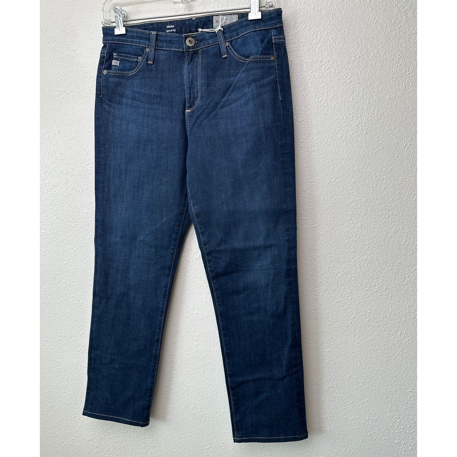 AG Adriano Goldschmied NWT AG Contour 360 Prima Cigarette Leg Jeans Dark Wash 28 Size 28" / US 6 / IT 42 - 3 Thumbnail