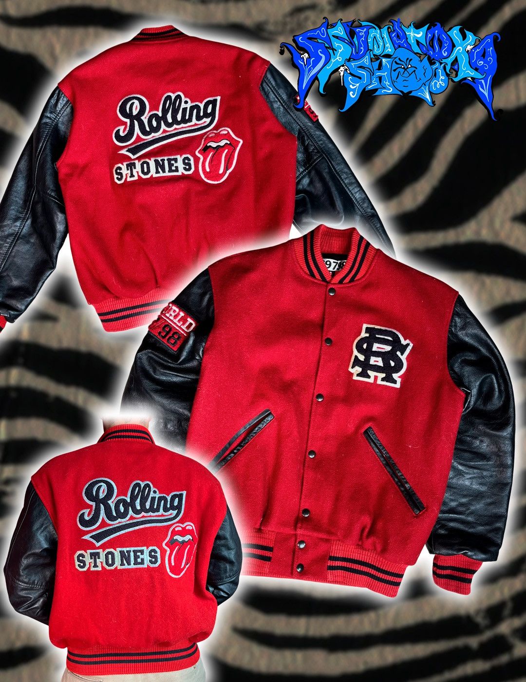Brockum × The Rolling Stones 1989 rolling stones bomber