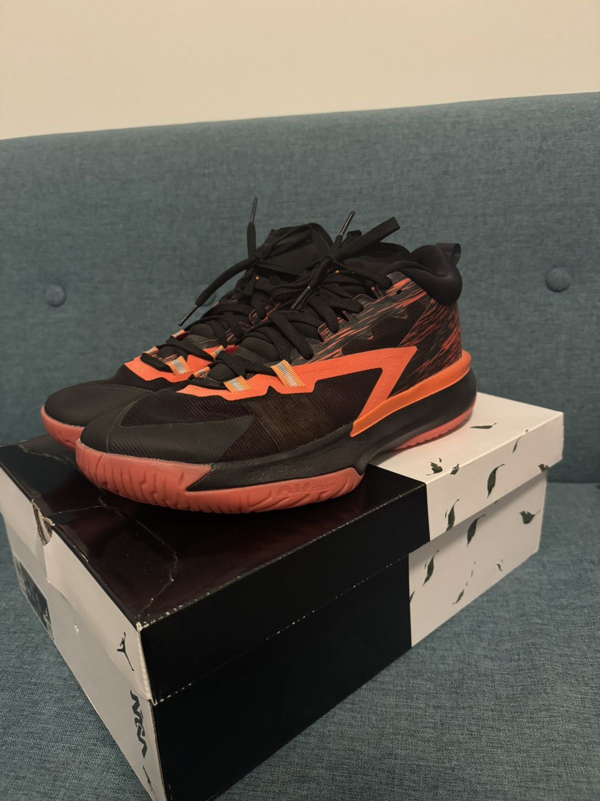 Jordan Brand Jordan Zion 1 Naruto Nine Tails Size US 12 / EU 45 - 2 Thumbnail
