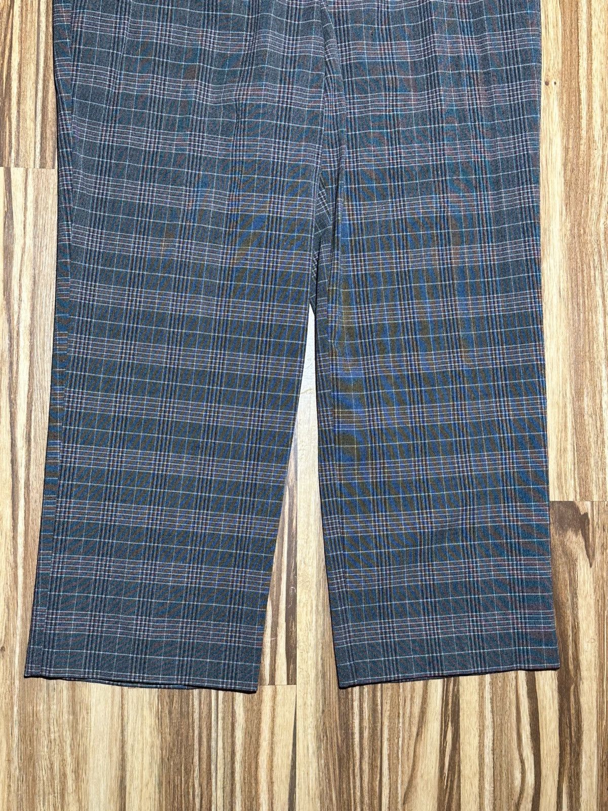 Other Sag Harbor Men's Plaid Pants - Black/Gray and Red Size US 32 / EU 48 - 2 Thumbnail