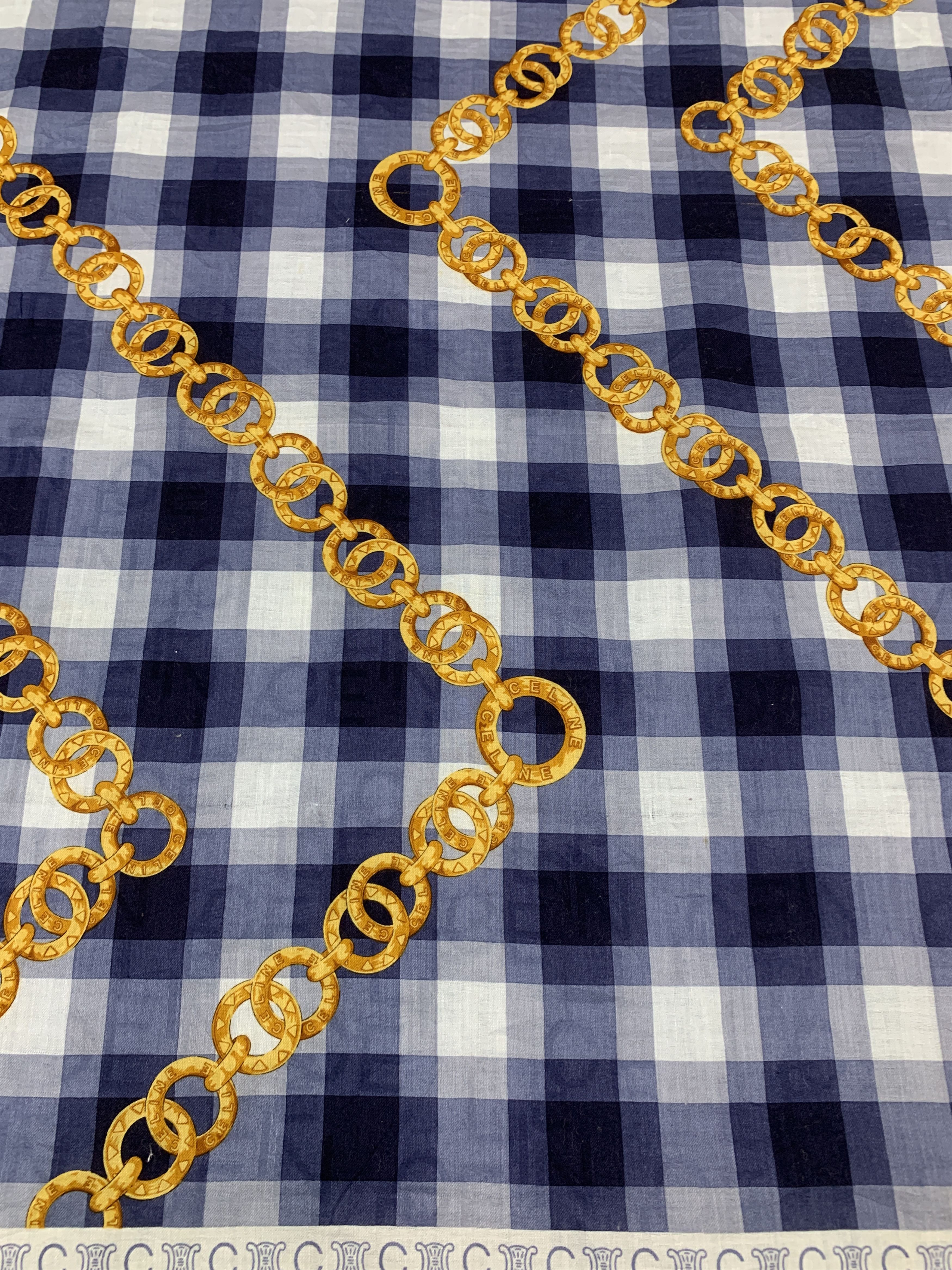 Celine × Vintage Vintage Celine Neckerchief/ Handkerchief Scarves - HKA901 Size ONE SIZE - 5 Thumbnail