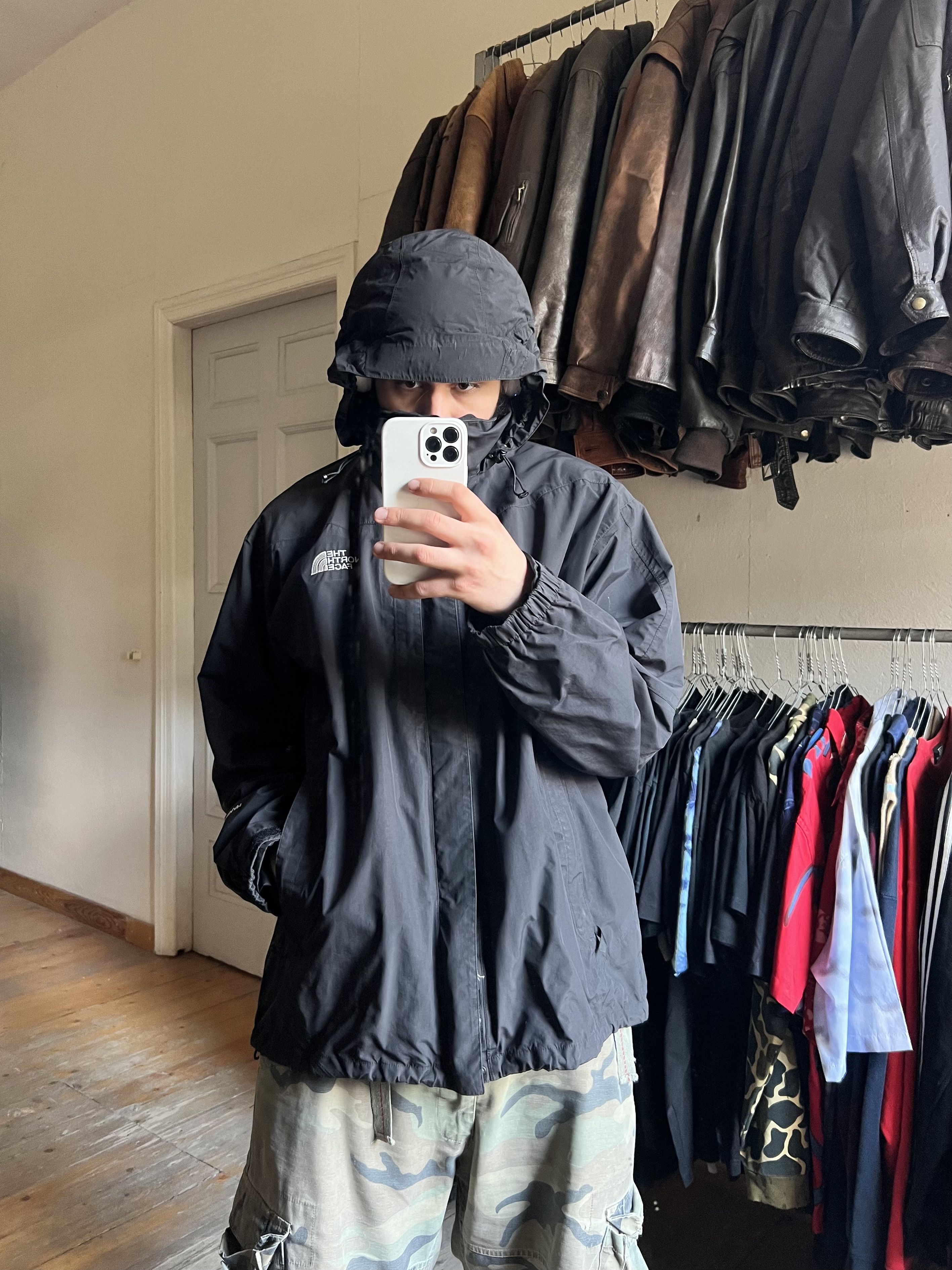 The North Face TNF Vintage Outdoor GTX Y2k Hyvent Hood Nylon Jacket Size US XXL / EU 58 / 5 - 3 Thumbnail