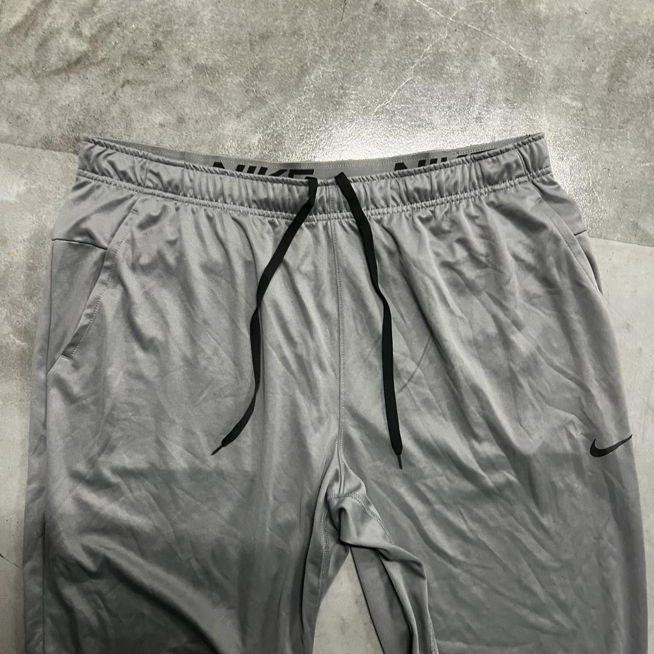 Nike × Vintage Vintage Y2K Nike Grey Trackpants with leg zippers! Size US 38 / EU 54 - 3 Thumbnail