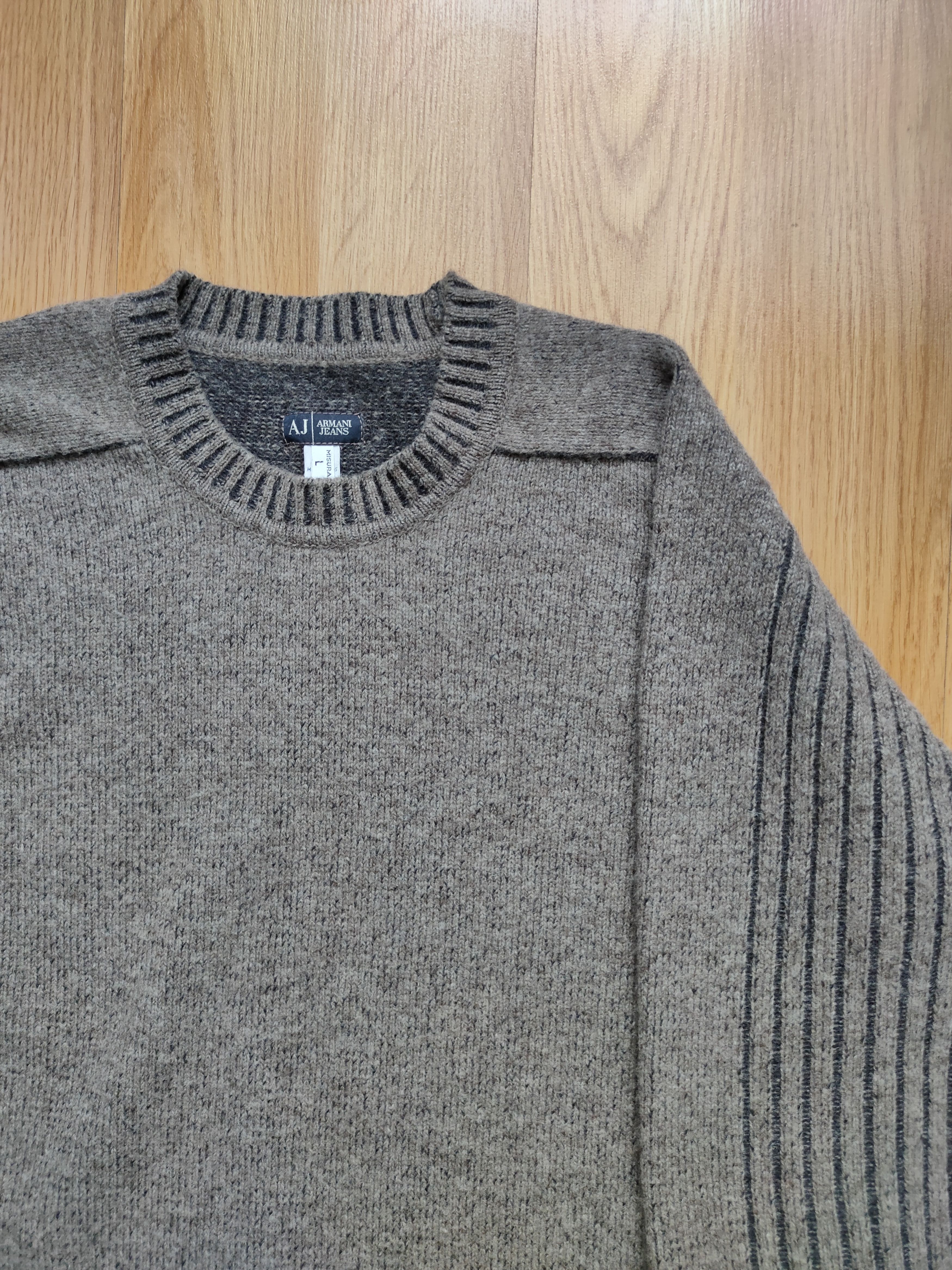 Armani Vintage Armani Jeans Woolen Sweater AJ Size US L / EU 52-54 / 3 - 10 Thumbnail
