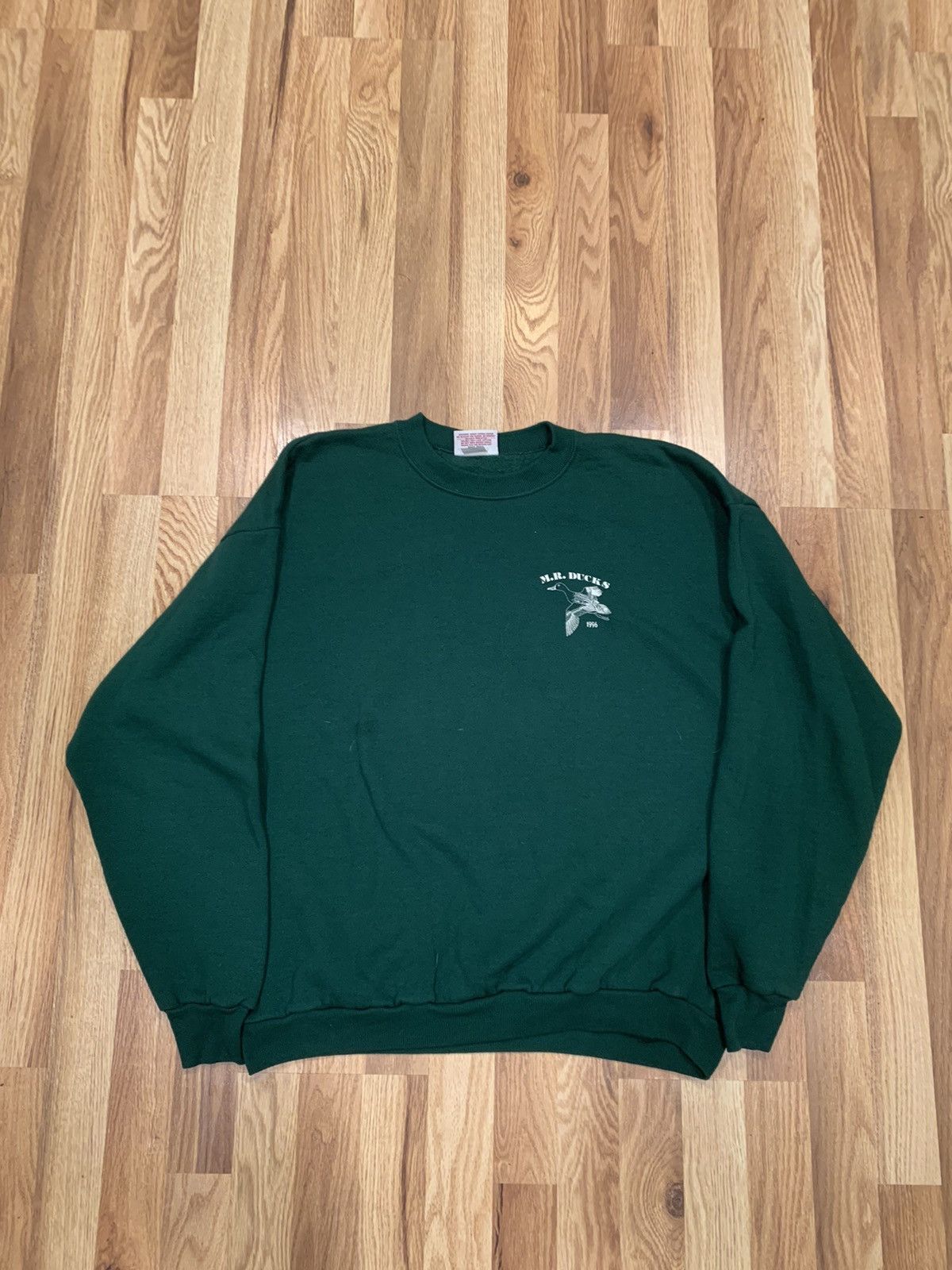Vintage 1996 Vintage M.R. Ducks Sweatshirt Size US XL / EU 56 / 4 - 2 Thumbnail