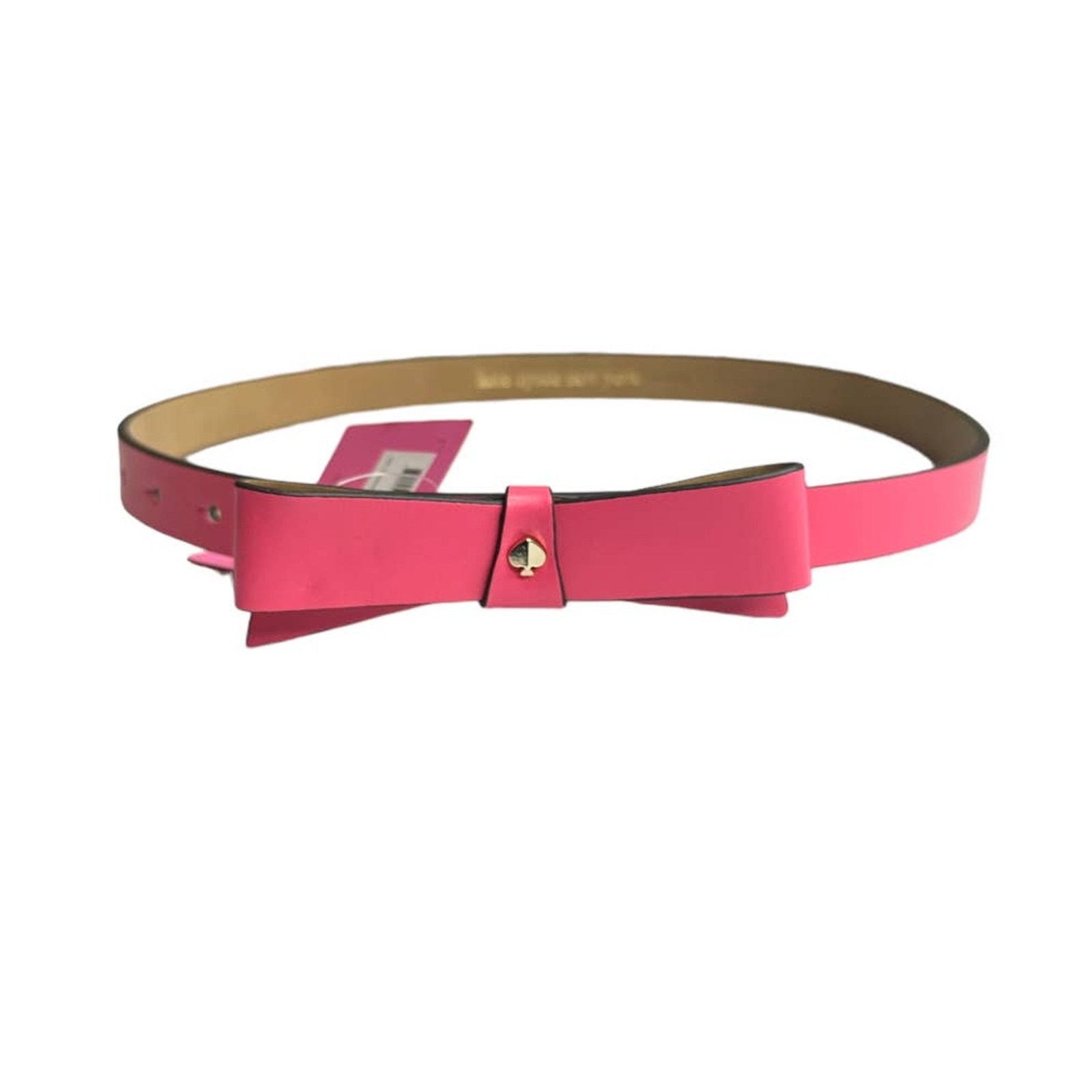 Kate Spade Kate Spade Bow Leather Belt in Pale Peach small Size ONE SIZE - 1 Thumbnail
