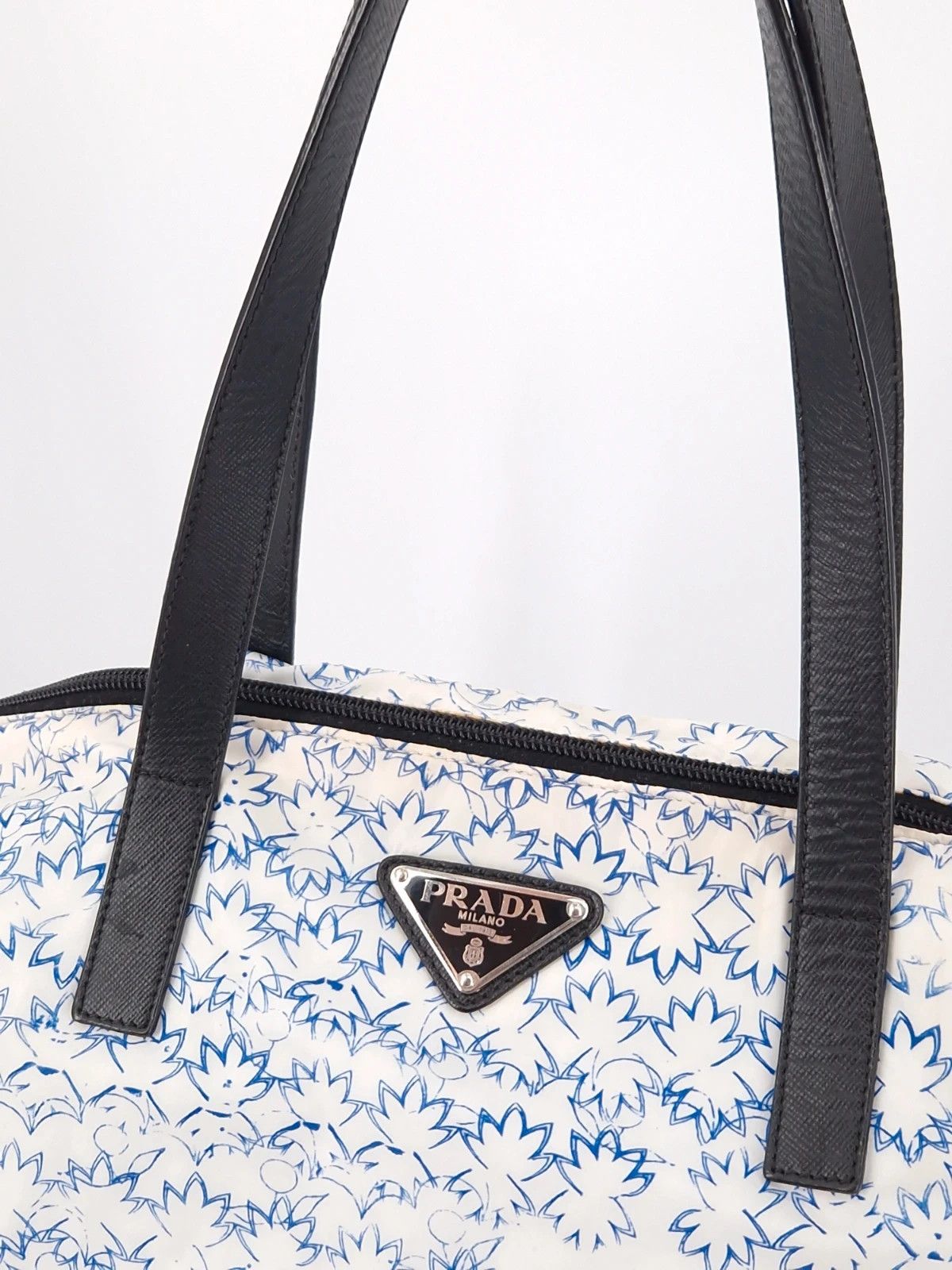 Prada Prada Tessuto Tote Bag with Triangle Logo Size ONE SIZE - 7 Thumbnail