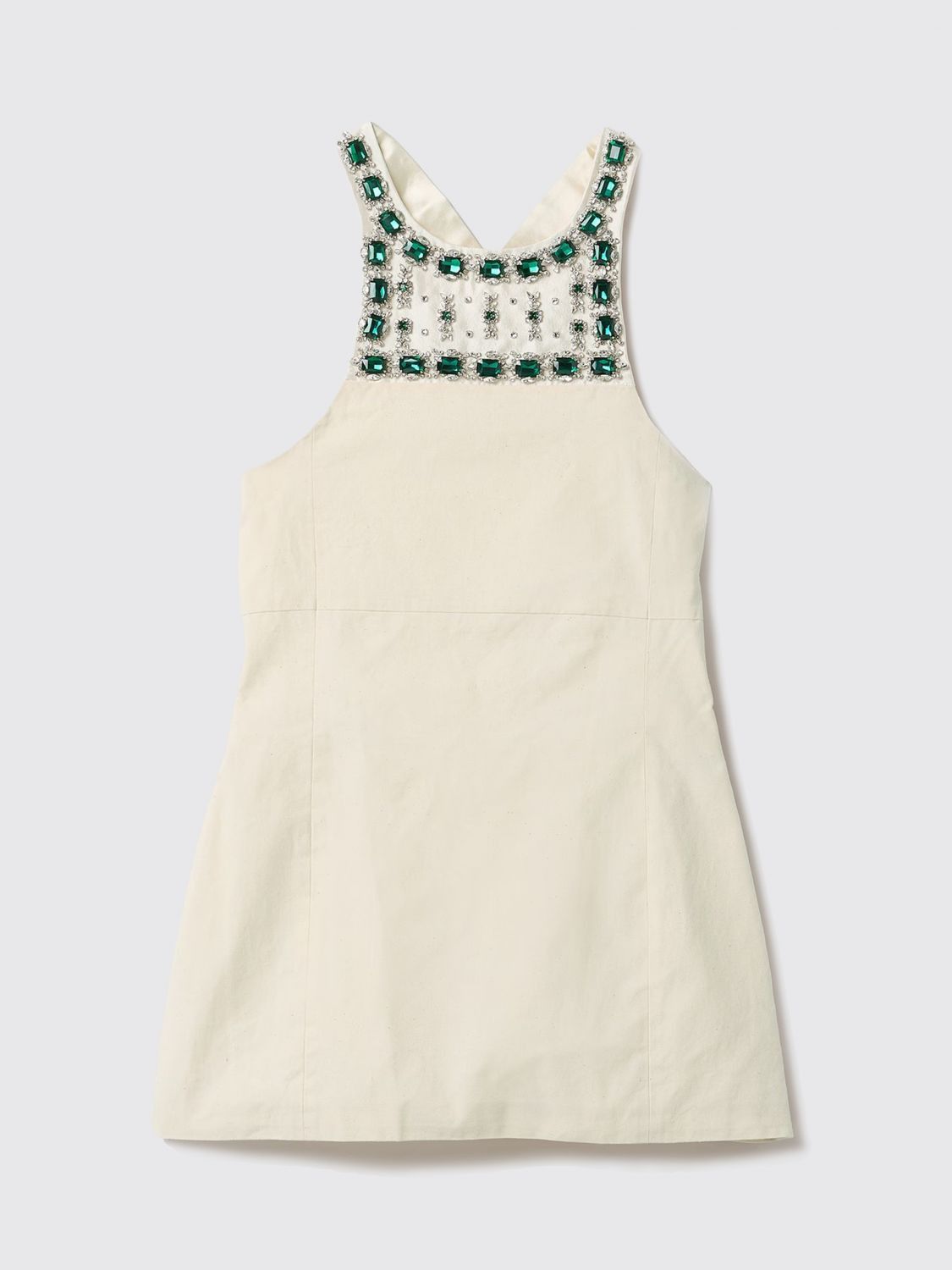 Miu Miu Miu Miu Dress Woman Ecru Size S / US 4 / IT 40 - 1 Preview