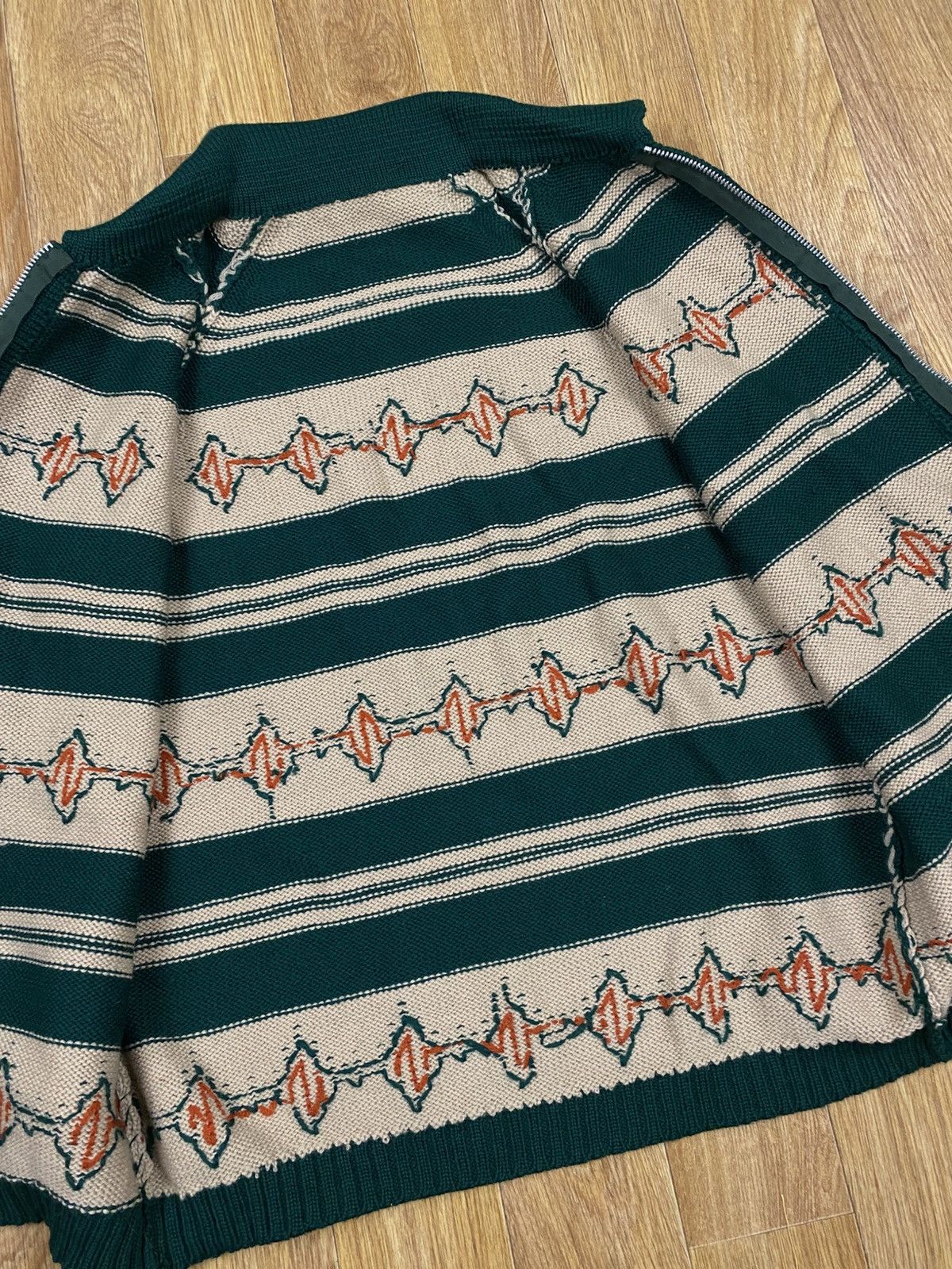 Handmade × Vintage Vintage Jacquard Handmade Knitted Cowichan Sweater Size US S / EU 44-46 / 1 - 5 Thumbnail