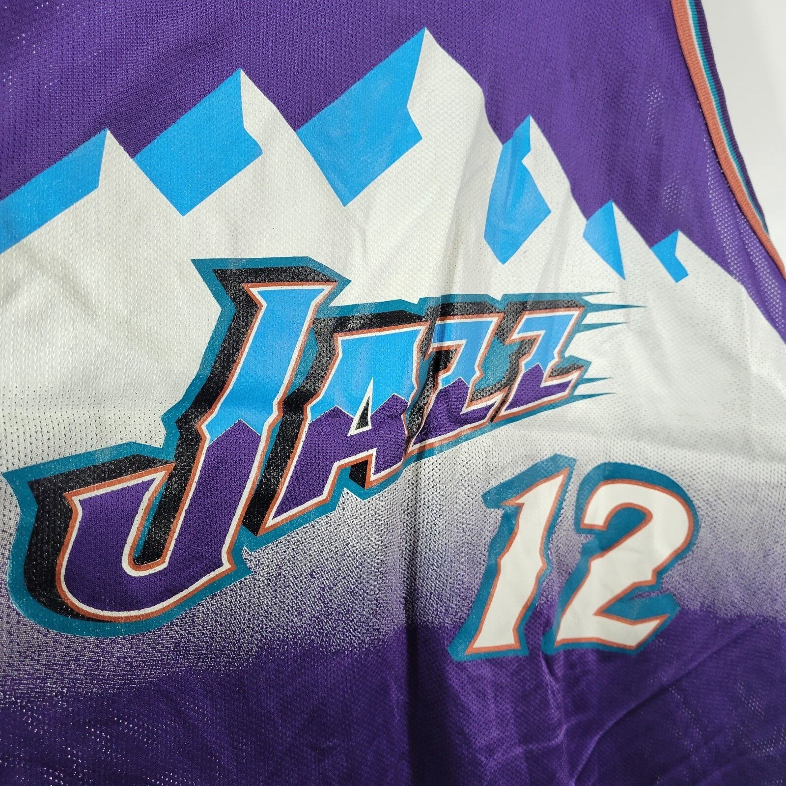 Champion Vintage Champion John Stockton Utah Jazz #12 NBA Jersey