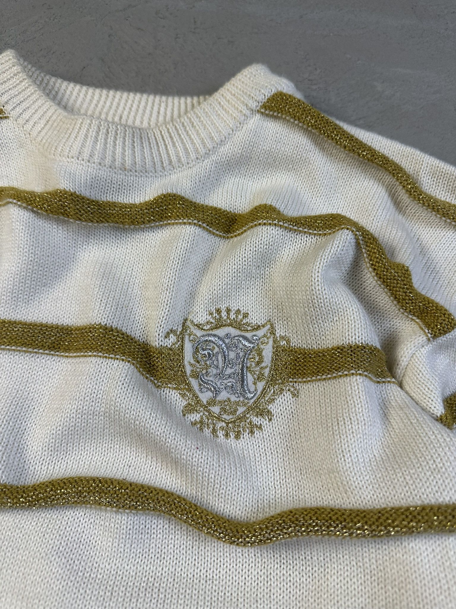 JNCO × Vintage Vintage Y2k Narkotic Wool Knit Hiphop Stripped Sweater 2000s Size US XL / EU 56 / 4 - 8 Thumbnail