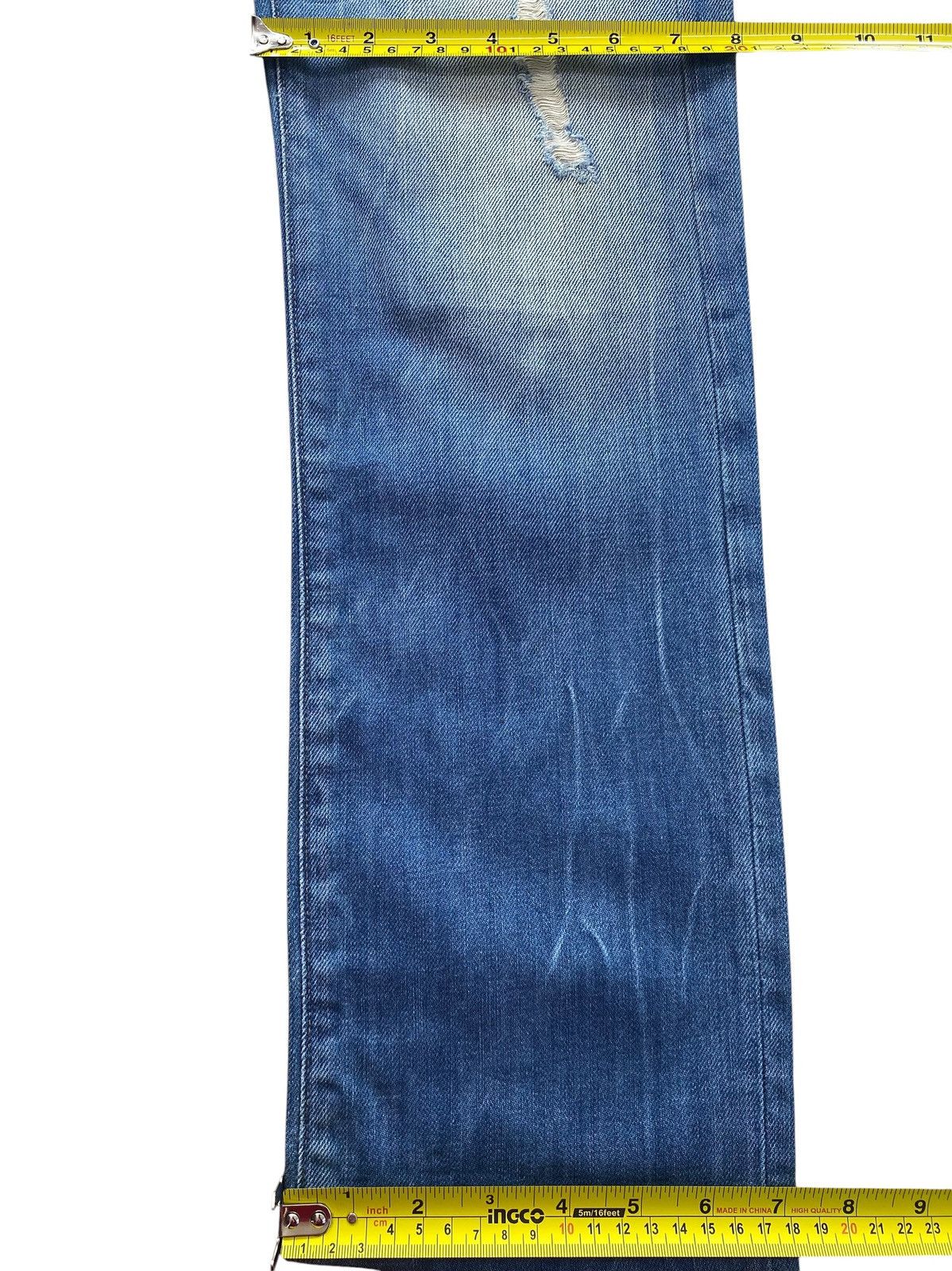 G-Star G-star Faded Wash Distressed Straight Leg Style Jeans Size US 28 / EU 44 - 9 Thumbnail