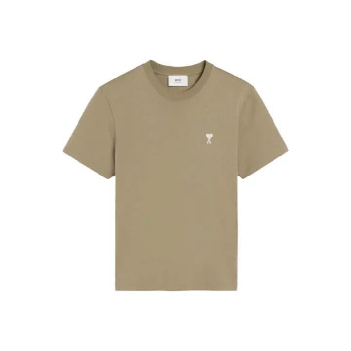 AMI AMIPARIS Heart Embroidery Cotton T-Shirt -2507 Size US M / EU 48-50 / 2 - 1 Thumbnail