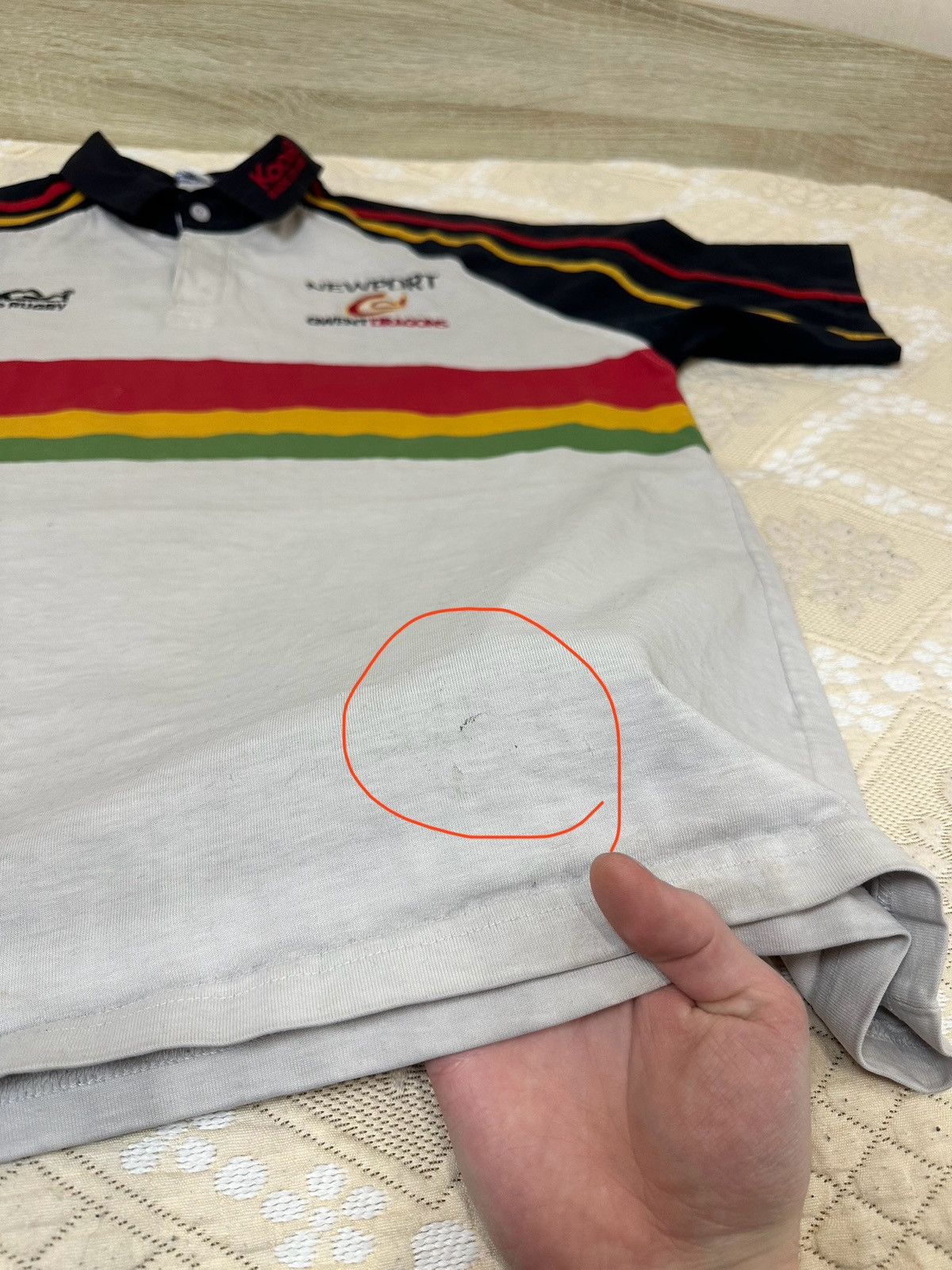 Vintage 🔥 2003 2005 Newport Gwent Dragons Rugby Pro Away Shirt Size US XL / EU 56 / 4 - 8 Thumbnail