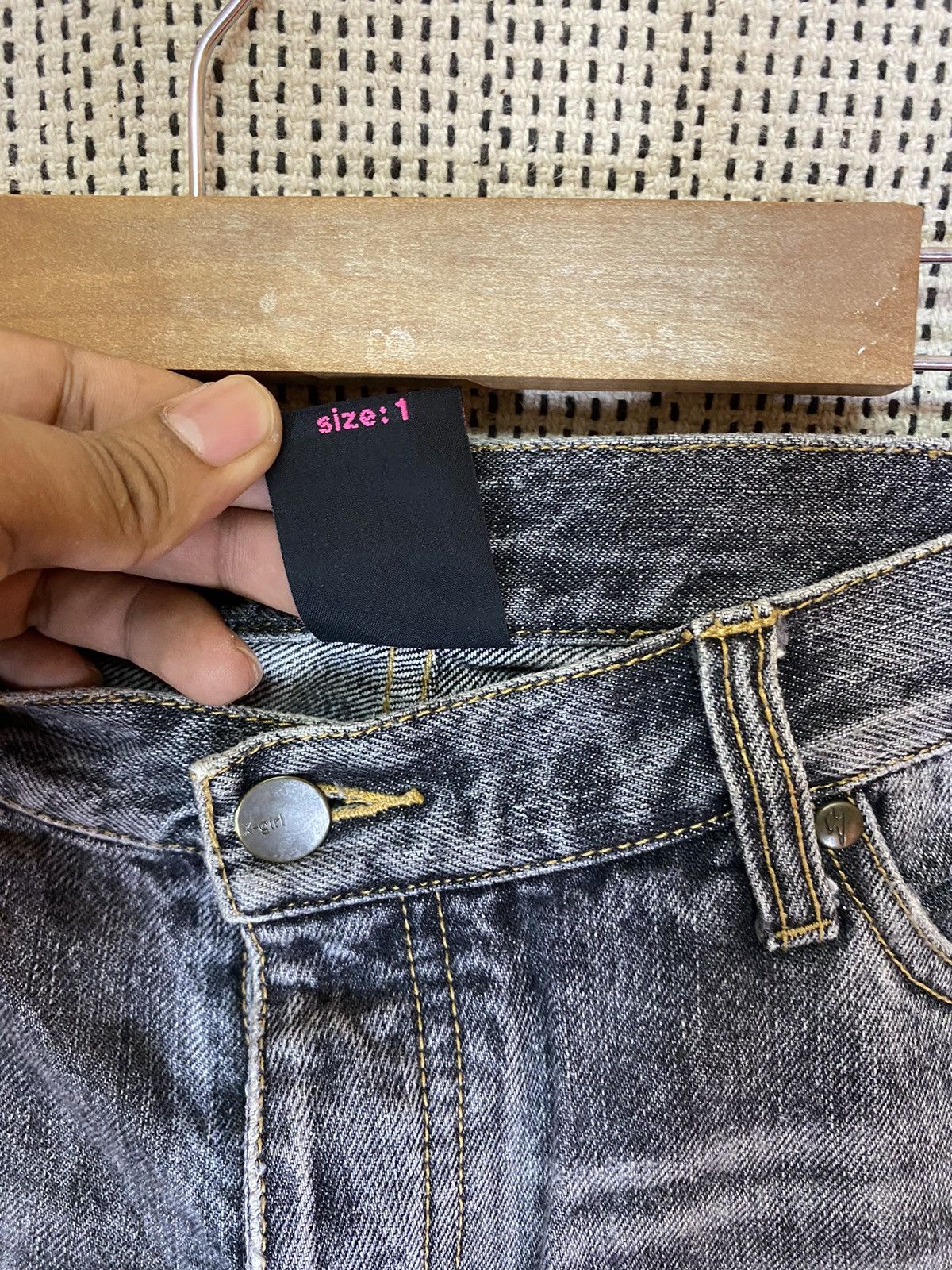 Japanese Brand × Xlarge ‼️JAPANASE BRAND XGIRL FLARED DENIM‼️ Size US 32 / EU 48 - 13 Thumbnail