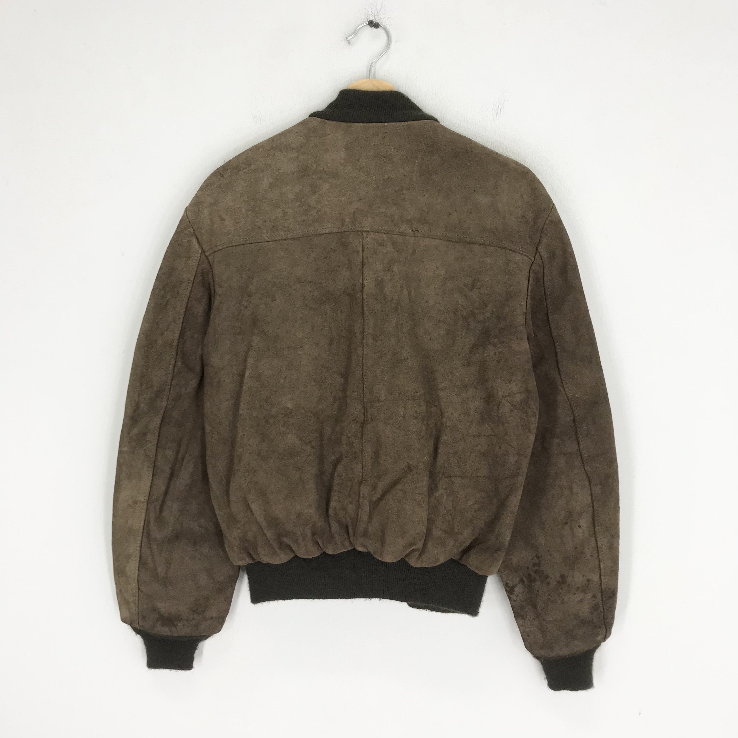 Schott Vintage 90s Schott NYC Brown Suede Pure Leather Jacket Size US M / EU 48-50 / 2 - 2 Thumbnail
