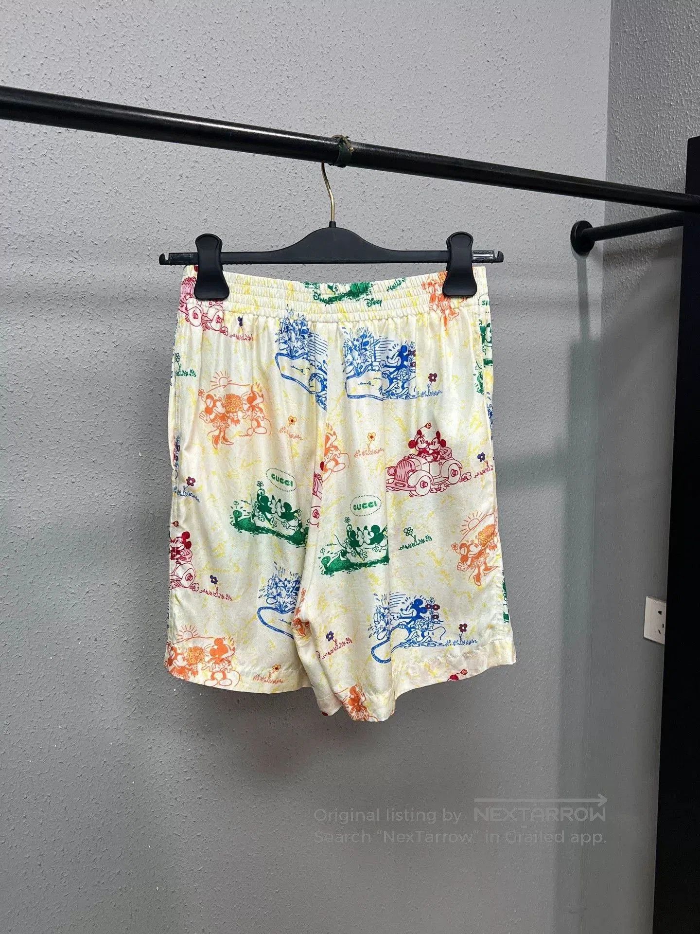 Gucci Gucci Silk Disney Shorts. Size 37" - 2 Thumbnail