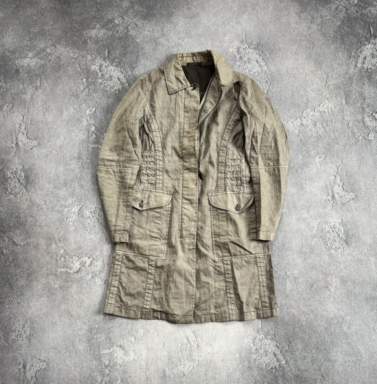 C.P. Company C.P. Company 40size SS04 vintage retro linen jacket coat Size S / US 4 / IT 40 - 2 Thumbnail