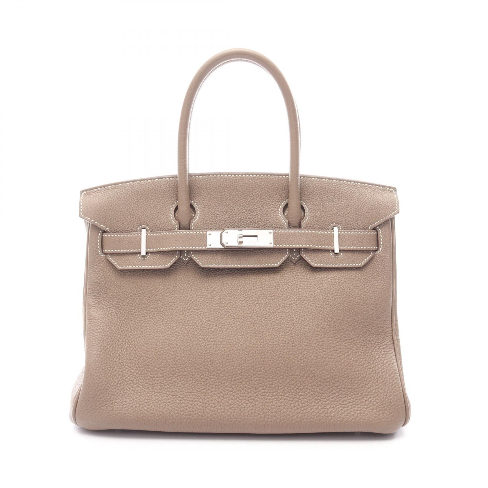 Hermes Hermes Hermes Birkin30 Togo Leather Handbag Stamp A (2017) DUTY FREE for USA Size ONE SIZE - 1 Thumbnail